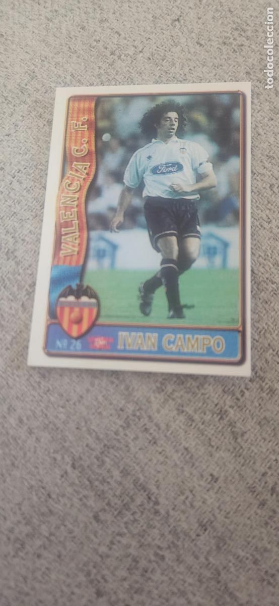 Cromos de Futebol: 26 del campo Valencimundicromo 1997 1996 97 96 sin pegar