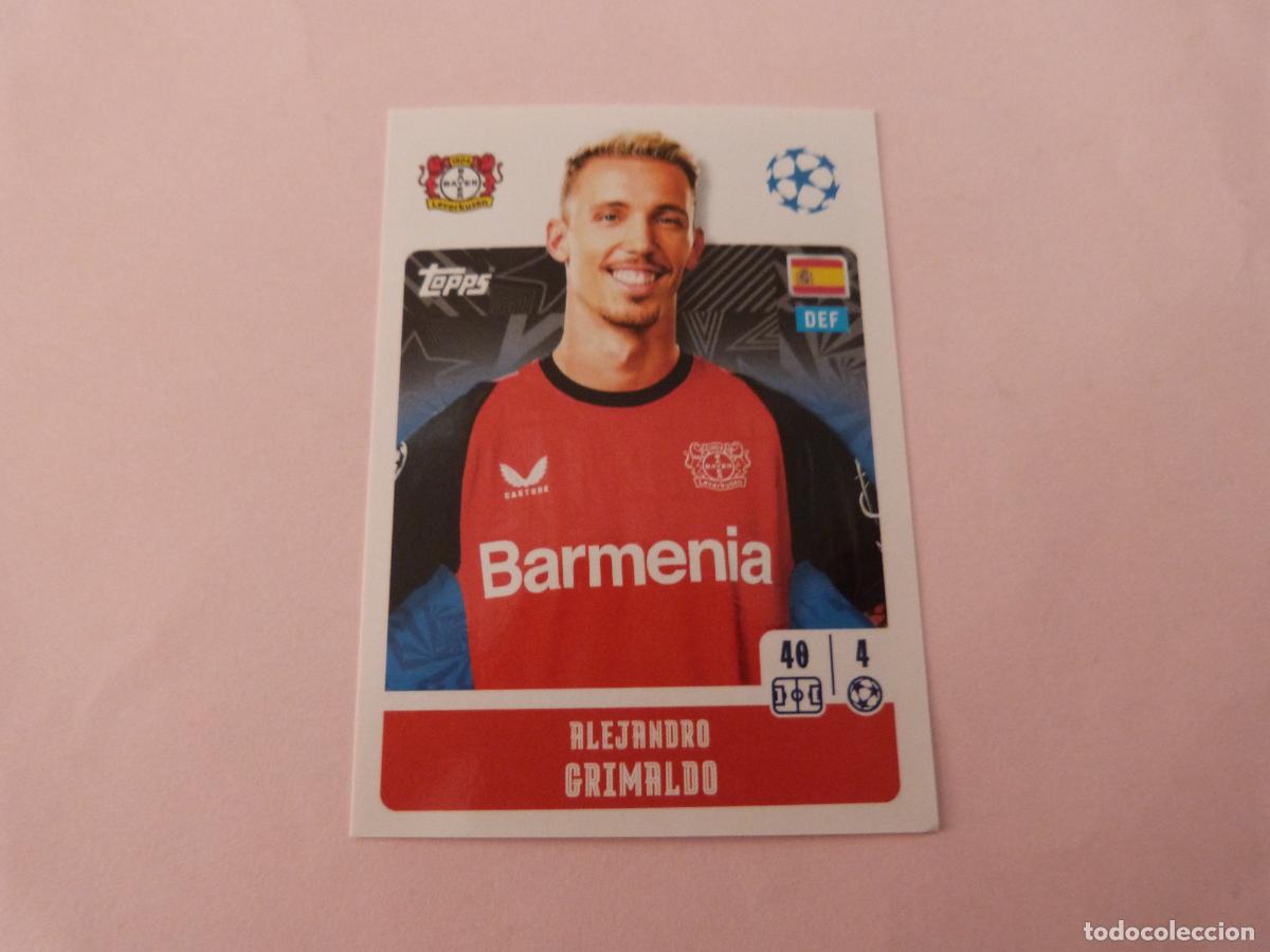Cromos de f&uacute;tbol: CROMO FUTBOL GRIMALDO BAYER 04 LEVERKUSEN SIN PEGAR N&ordm; 105 CHAMPIONS LEAGUE 2024-2025/24-25 TOPPS