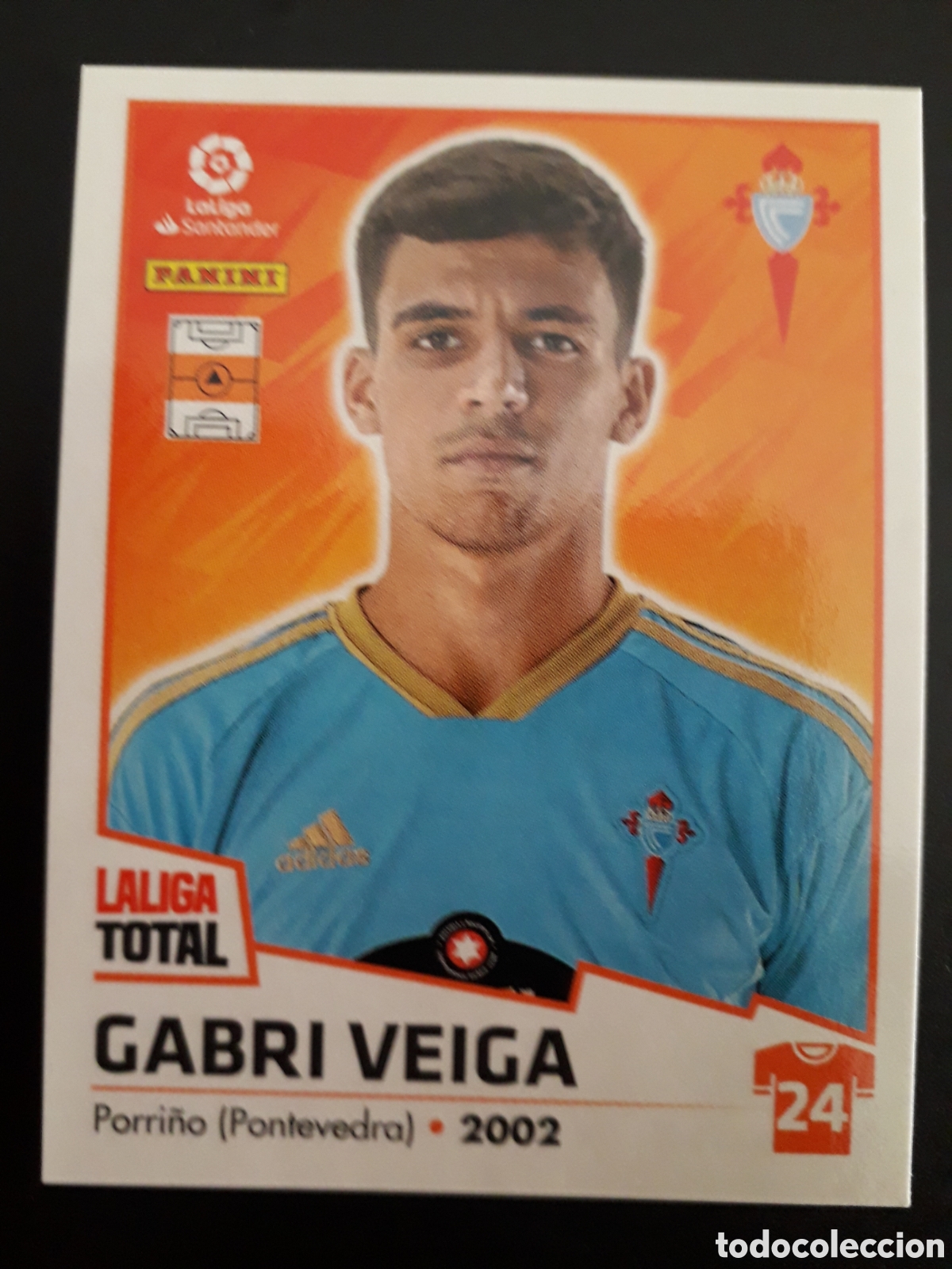 Cromos de F&uacute;tbol: GABRI VEIGA CELTA DE VIGO N&deg; 146 LALIGA TOTAL 22 23 2022 2023 PANINI SIN PEGAR PEDIDO M&Iacute;NIMO 3&euro;