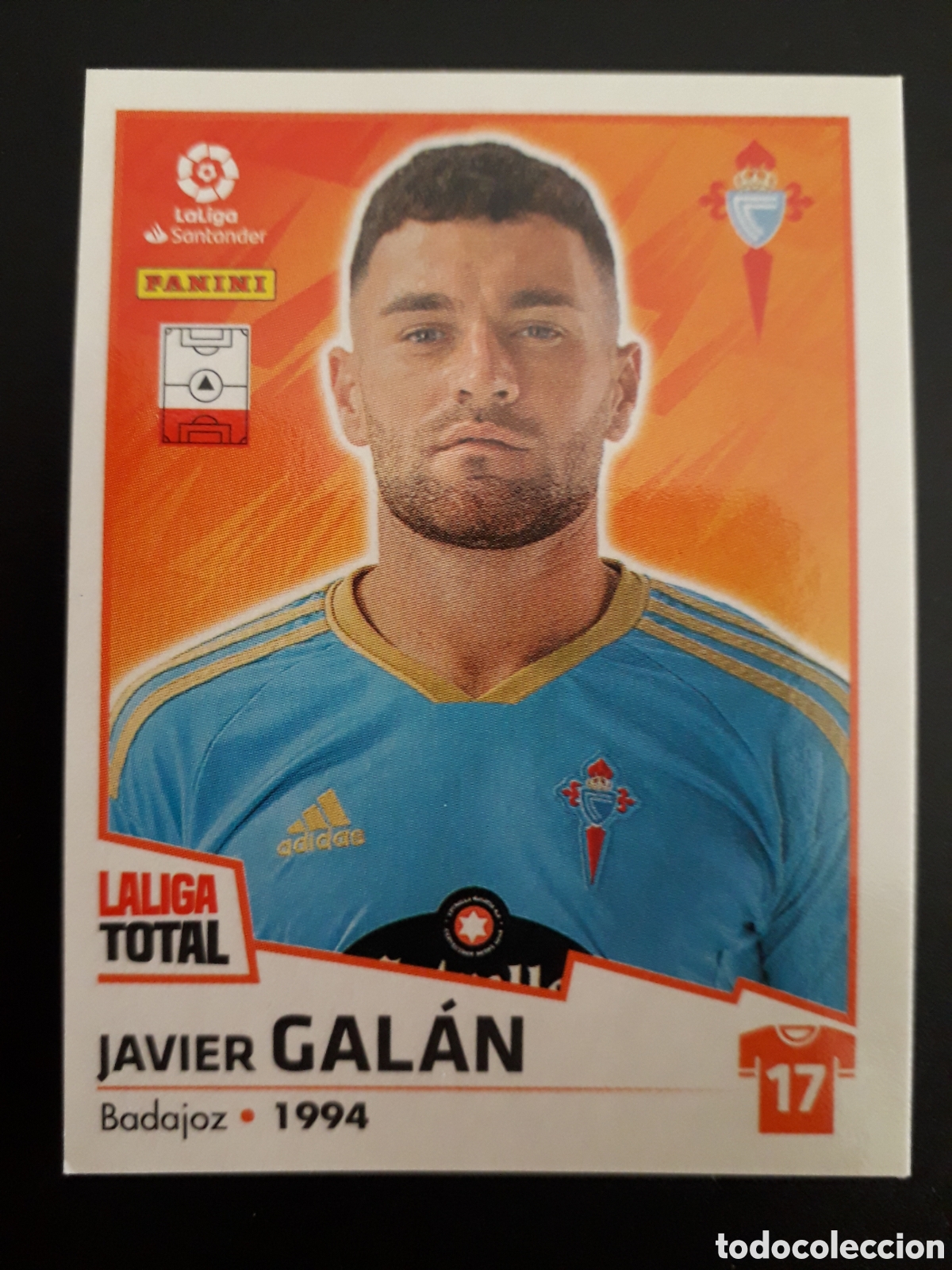 Cromos de F&uacute;tbol: GAL&Aacute;N CELTA DE VIGO N&deg; 141 LALIGA TOTAL 22 23 2022 2023 PANINI SIN PEGAR PEDIDO M&Iacute;NIMO 3&euro;.