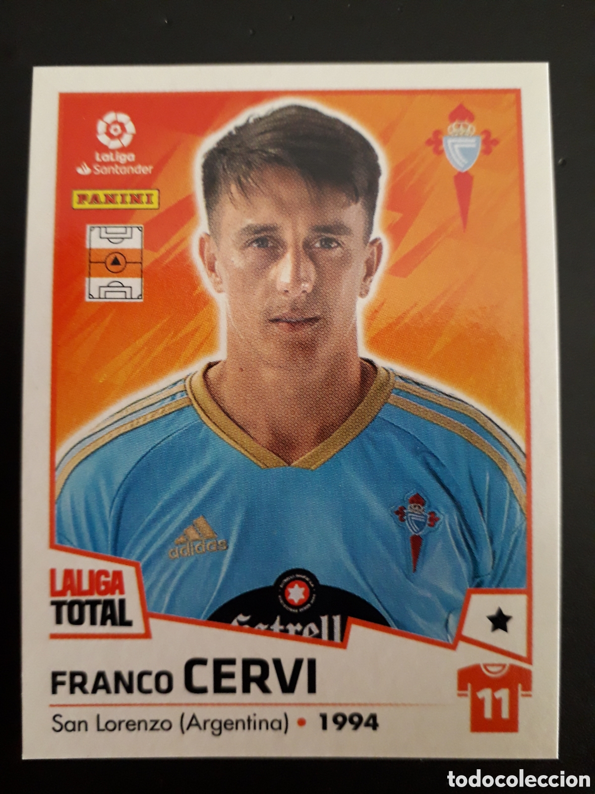 Cromos de F&uacute;tbol: CERVI CELTA DE VIGO N&deg; 150 LALIGA TOTAL 22 23 2022 2023 PANINI SIN PEGAR PEDIDO M&Iacute;NIMO 3&euro;