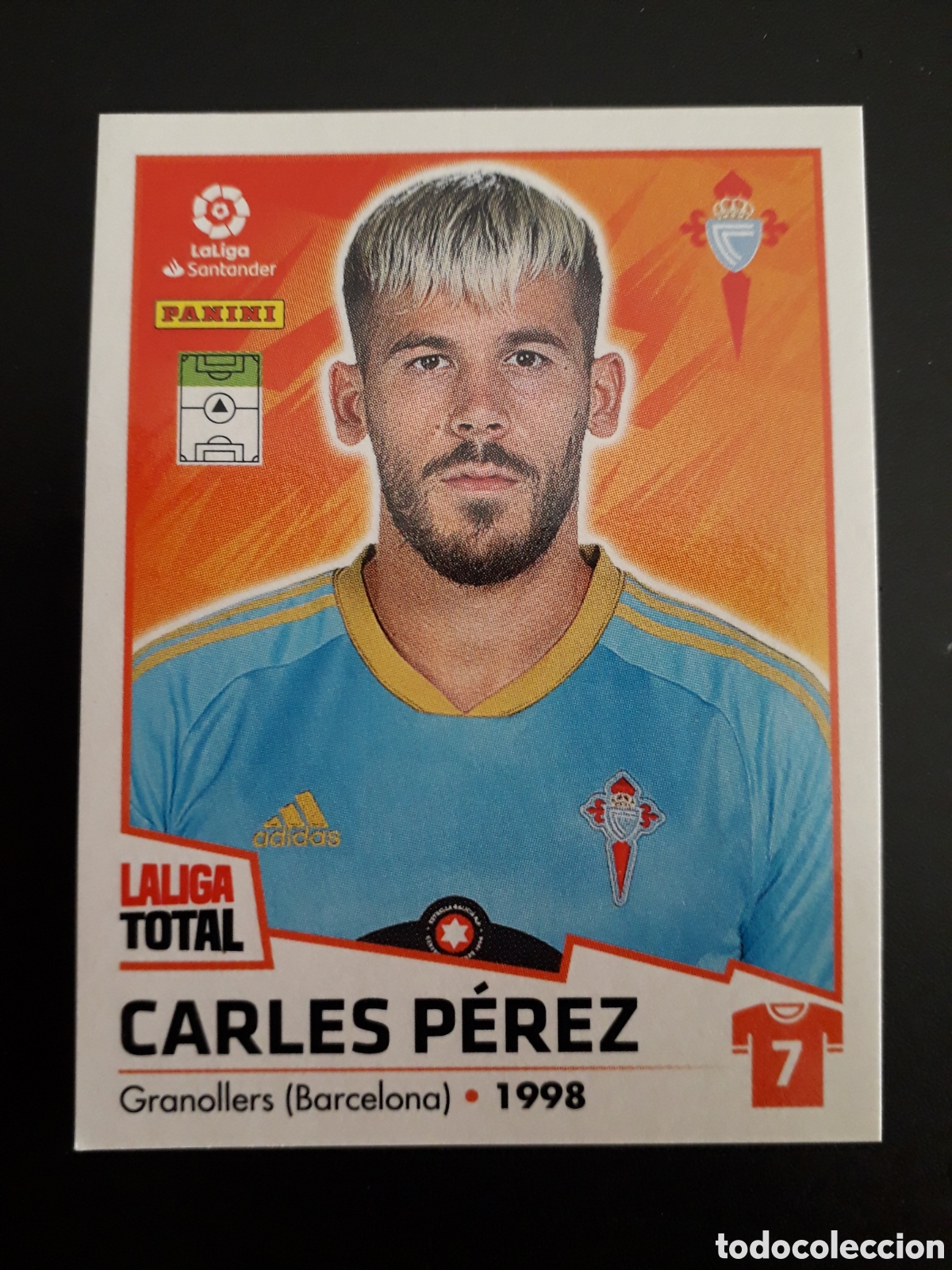 Cromos de F&uacute;tbol: CARLES P&Eacute;REZ CELTA DE VIGO N&deg; 155 LALIGA TOTAL 22 23 2022 2023 PANINI SIN PEGAR PEDIDO M&Iacute;NIMO 3&euro;
