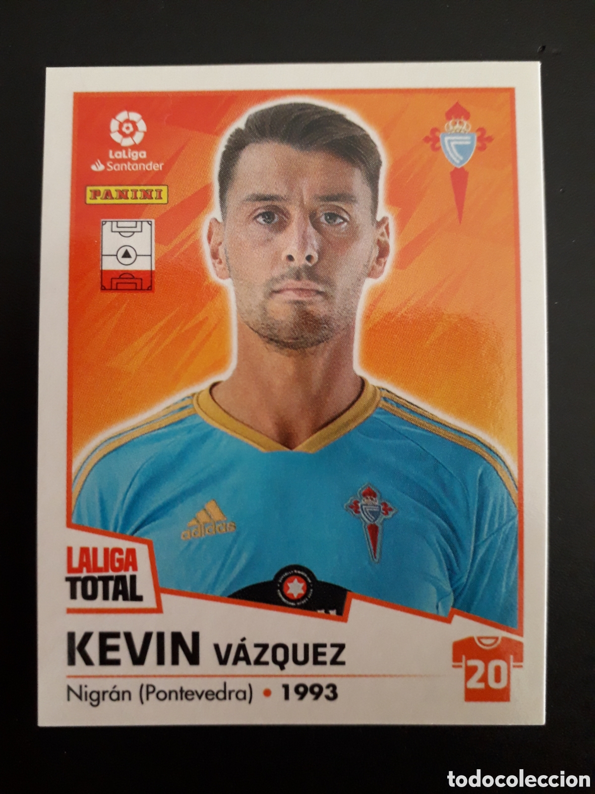 Cromos de F&uacute;tbol: KEVIN CELTA DE VIGO N&deg; 142 LALIGA TOTAL 22 23 2022 2023 PANINI SIN PEGAR PEDIDO M&Iacute;NIMO 3&euro;.