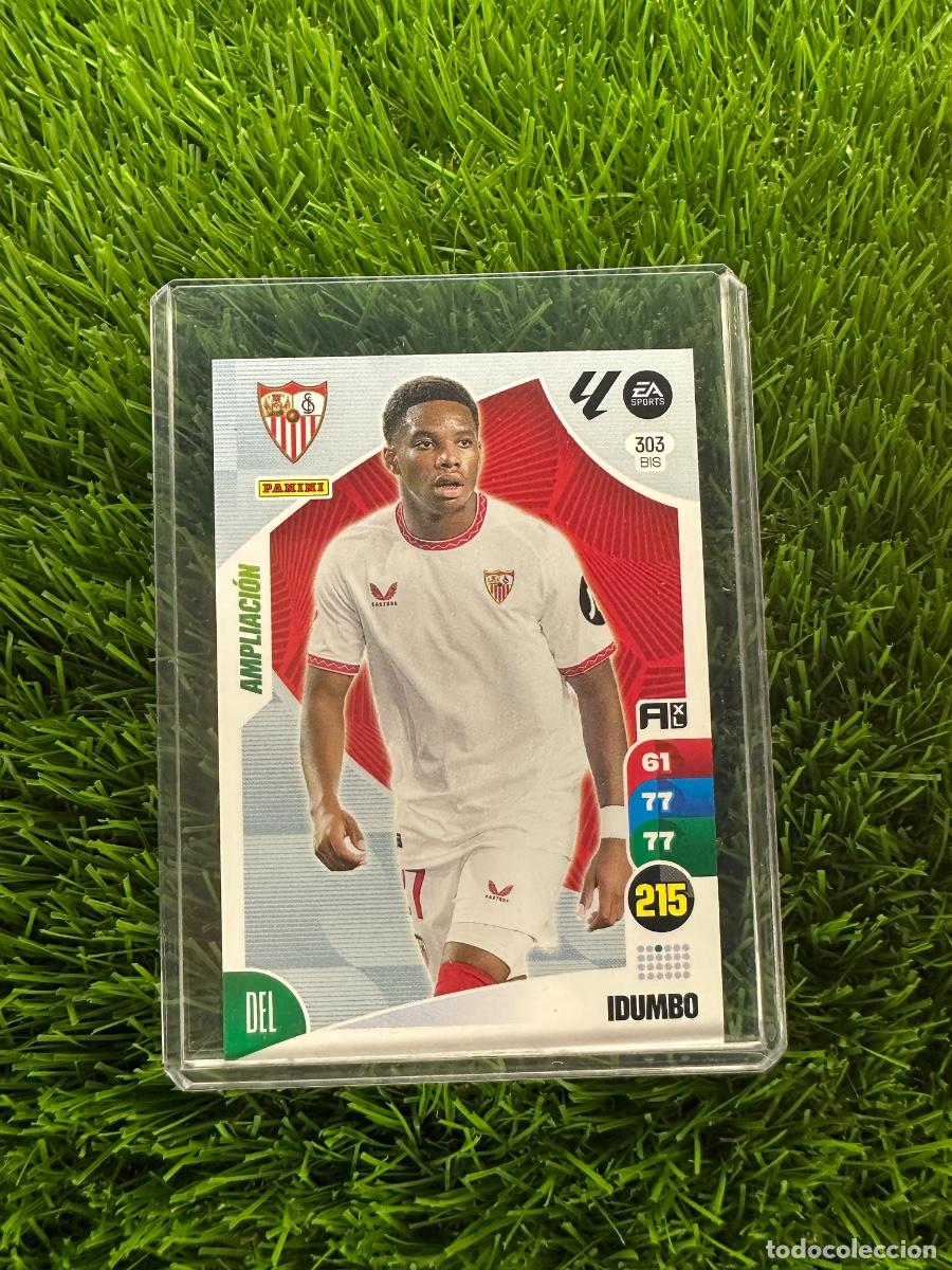 Cromos de f&uacute;tbol: N&ordm; 303BIS Idumbo Ampliaci&oacute;n Sevilla FC Adrenalyn XL 24 25