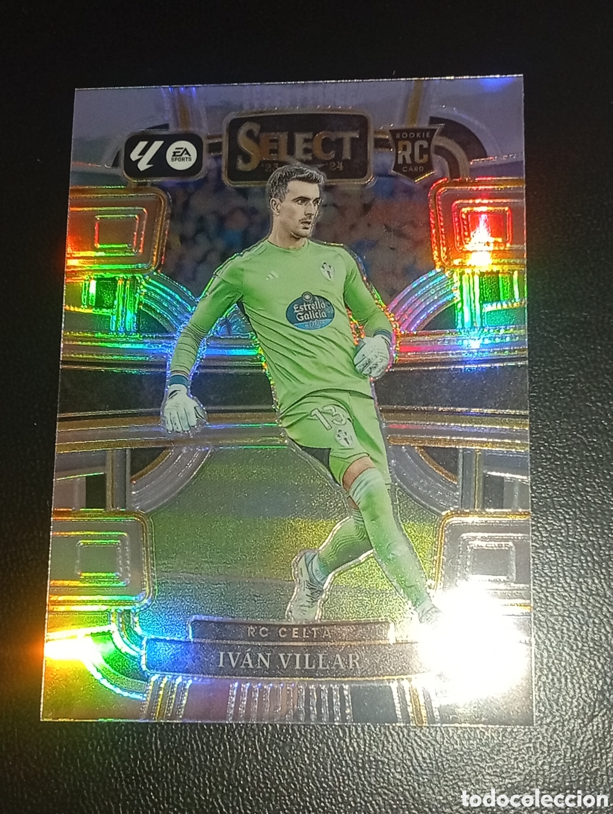 Fu&szlig;ball-Sticker: 54 paralela prizm rookie VILLAR CELTA DE VIGO SELECT LIGA PANINI 2023 2024 23 24 CROMOS MEGACRACKS