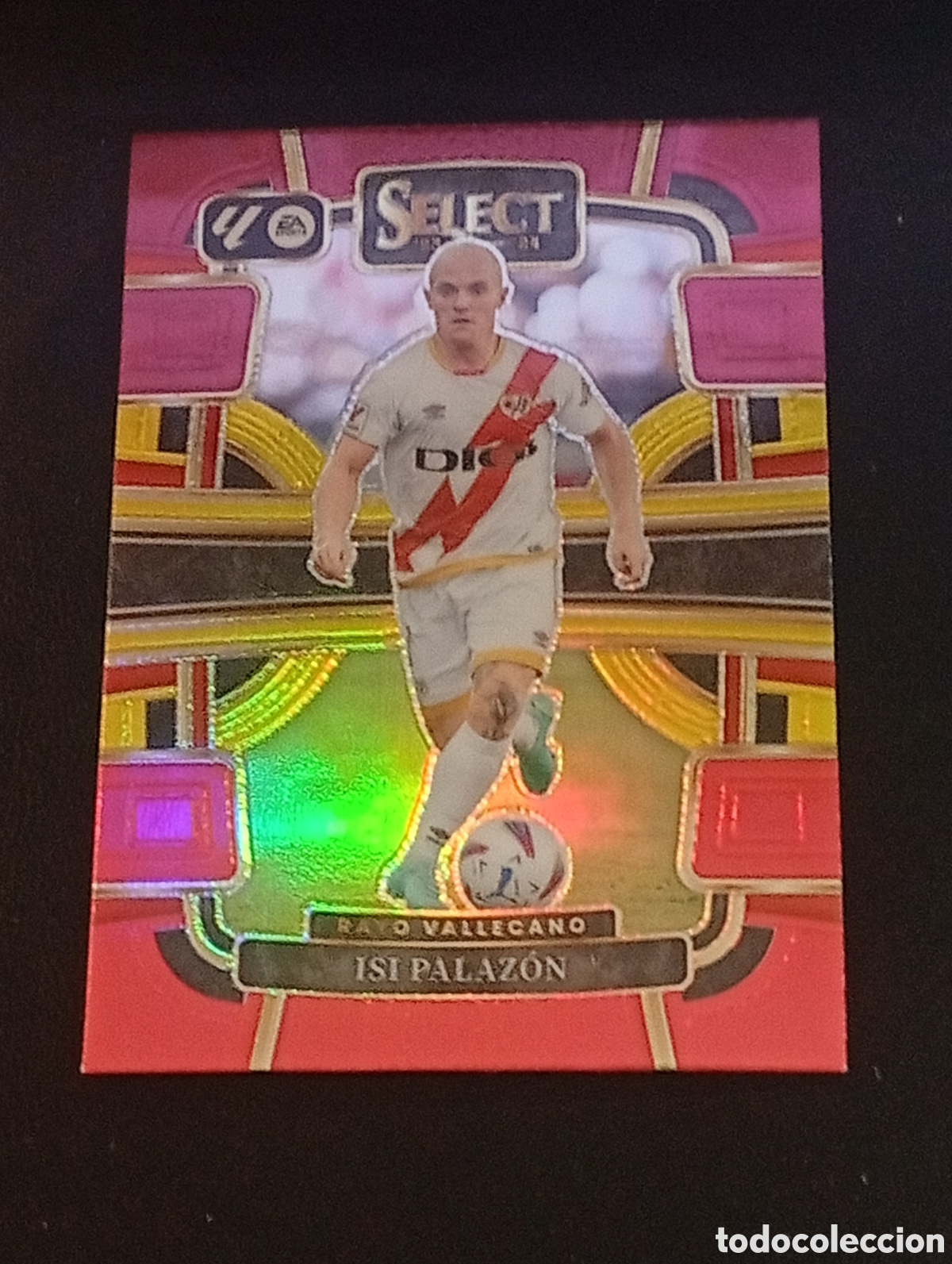 Cromos de Futebol: 46 paralela red multi color ISI PALAZON RAYO VALLECANO SELECT LA LIGA 2023 2024 23 24 CROMOS CARDS