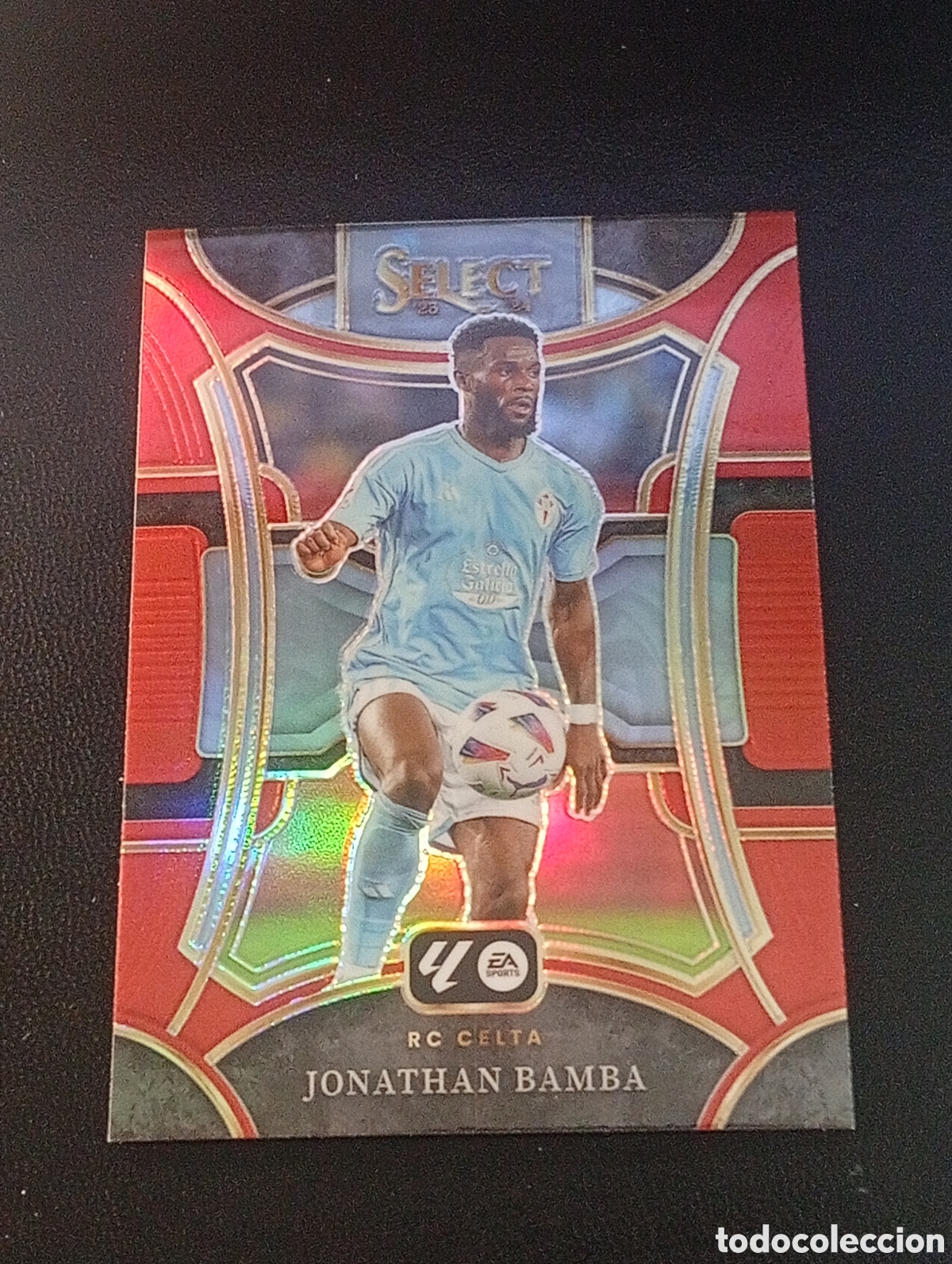 Fu&szlig;ball-Sticker: 156 red paralela prizm BAMBA CELTA DE VIGO SELECT LIGA PANINI 023 2024 23 24 CROMOS MEGACRACKS