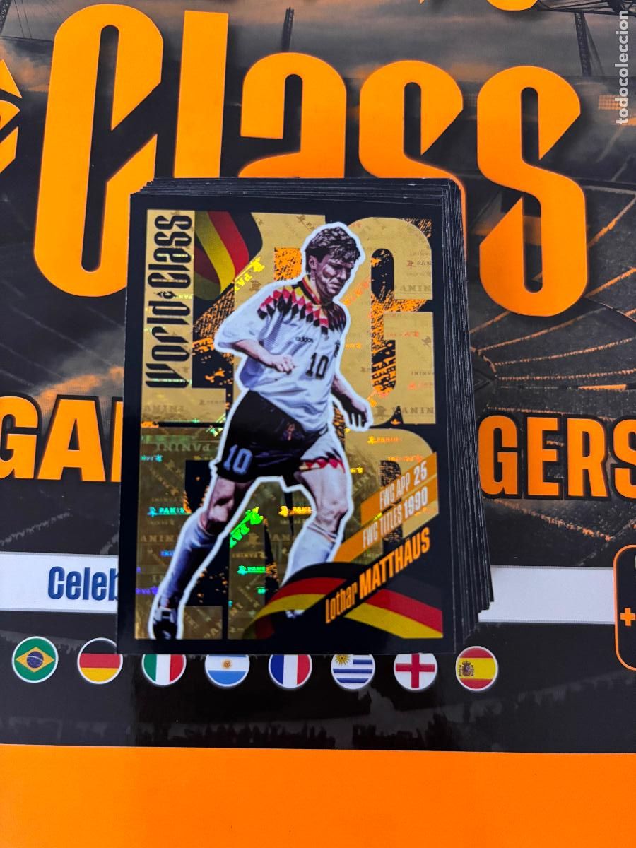 Football Stickers: 365 MATTHAUS ALEMANIA LEGENDS WORLD CLASS EURO 24 25 2024 2025 PANINI TRADING CARD SIN PEGAR - WORLD