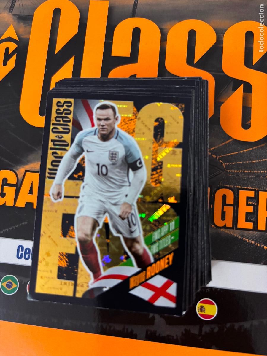 Cartes &agrave; collectionner de Football: 369 ROONEY INGLATERRA LEGENDS WORLD CLASS EURO 24 25 2024 2025 PANINI TRADING CARD SIN PEGAR - WORLD