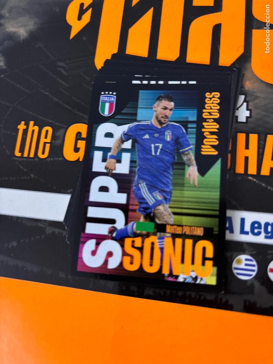 Football Stickers: 136 POLITANO ITALIA SUPERSONIC WORLD CLASS EURO 24 25 2024 2025 PANINI TRADING CARD SIN PEGAR - WORL