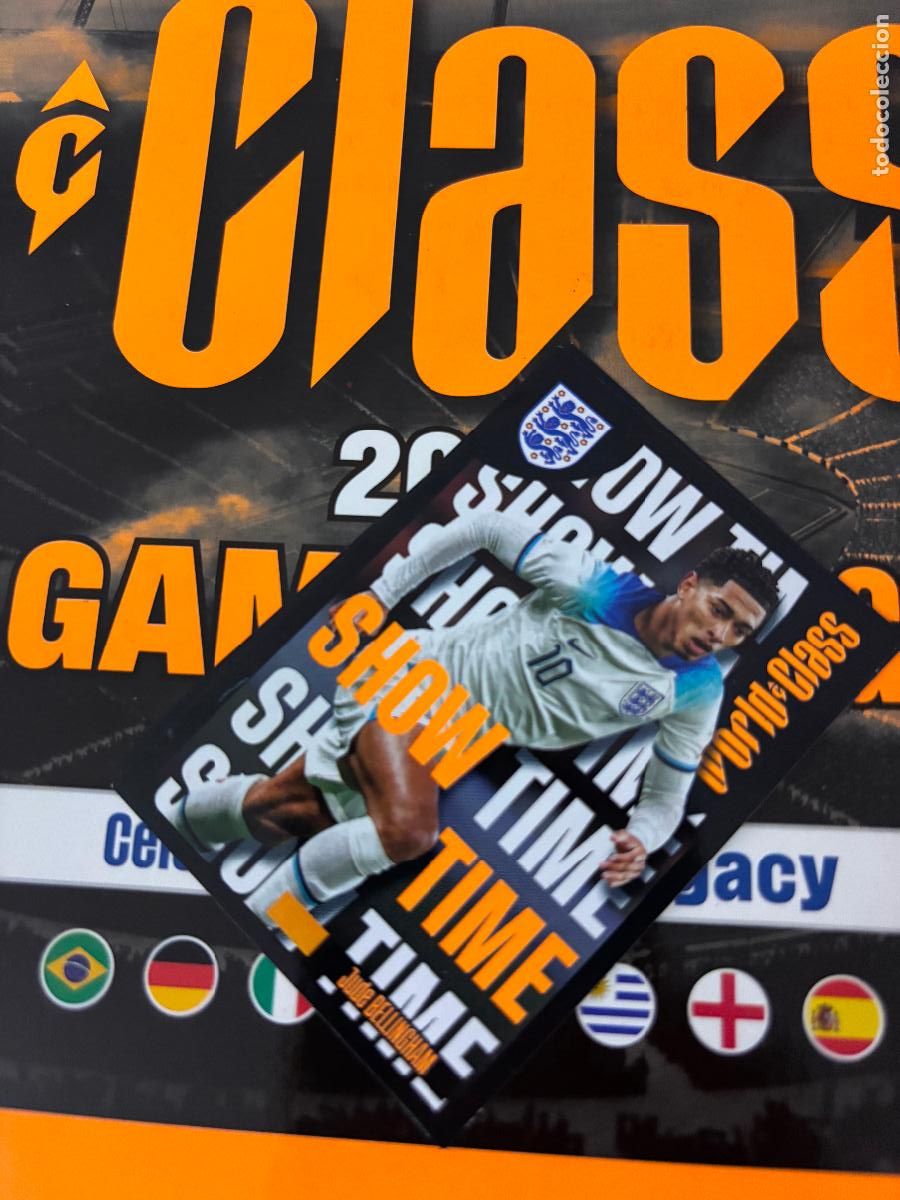 Cromos de f&uacute;tbol: 293 BELLINGHAM INGLATERRA SHOW TIME WORLD CLASS EURO 24 25 2024 2025 PANINI TRADING CARD SIN PEGAR -