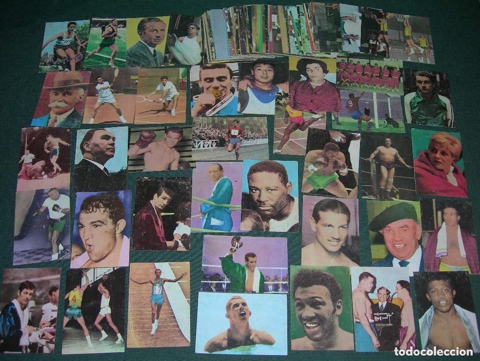 Cromos de f&uacute;tbol: LOTE DE 140 CROMOS JUEGOS OL&Iacute;MPICOS / OLIMPIADAS M&Eacute;XICO 1968 - BOXEO - F&Uacute;TBOL - TENIS - BALONCESTO -