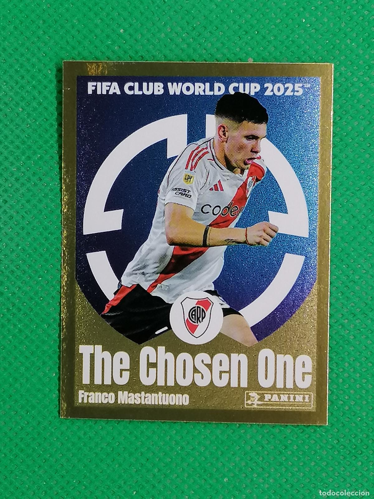 Cromos de f&uacute;tbol: 277 FRANCO MASTANTUONO RIVER PLATE CHOSEN ONE ⚽ PANINI FIFA CLUB WORLD CUP MUNDIAL CLUBES 2025 25 ⚽