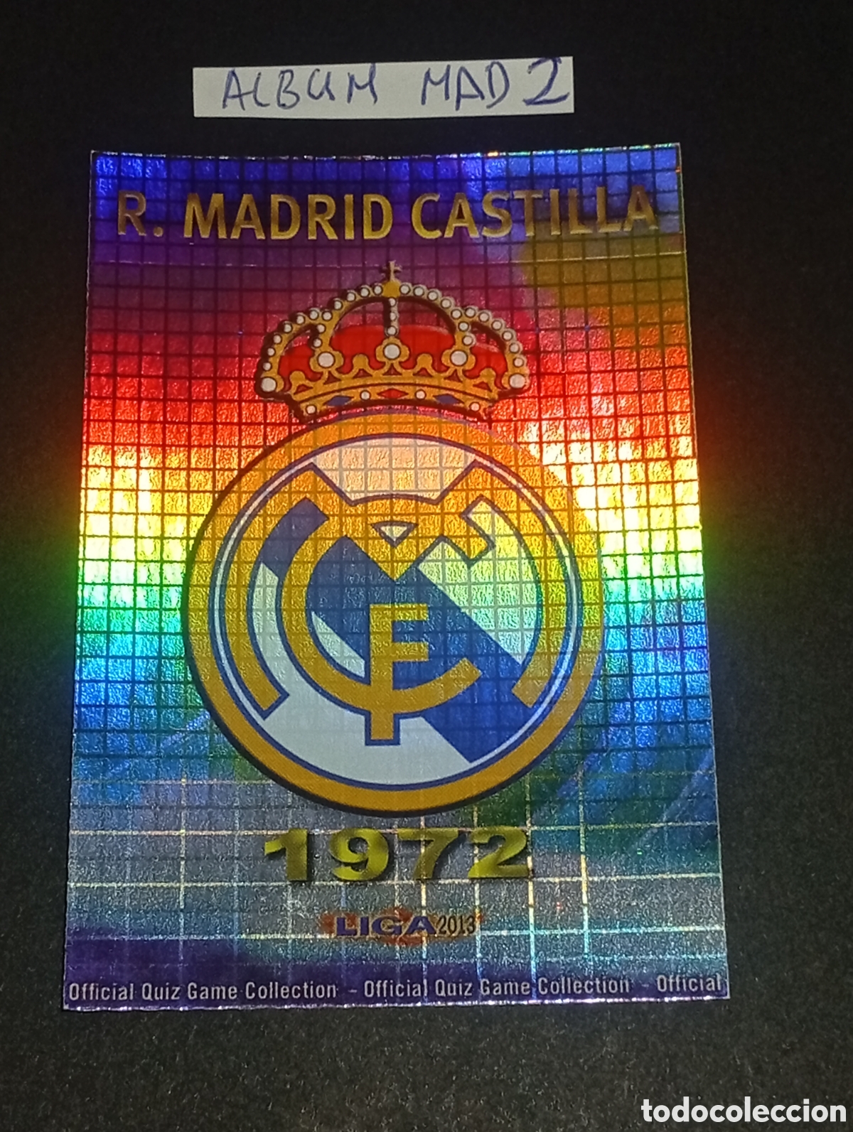 Figurine di Calcio: 1090 escudo brillo cuadros REAL MADRID CASTILLA MUNDICROMO 2012 2013 12 13 CROMOS CARDS MEGACRACKS