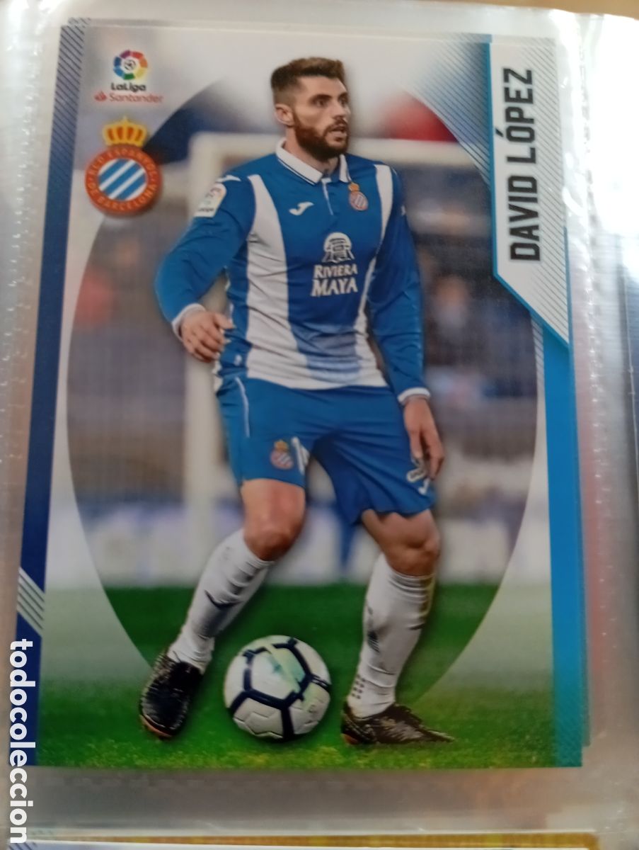 Cromos de Futebol: David Lopez Espanyol Ficha Cromo de futbol Megacracks 2018-2019 Liga Espa&ntilde;ola MGK 18-19 Panini