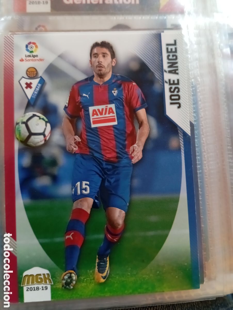 Cromos de Futebol: Jose Angel Eibar Ficha Cromo de futbol Megacracks 2018-2019 MGK 18-19 Liga Espa&ntilde;ola 2018-2019 Panini