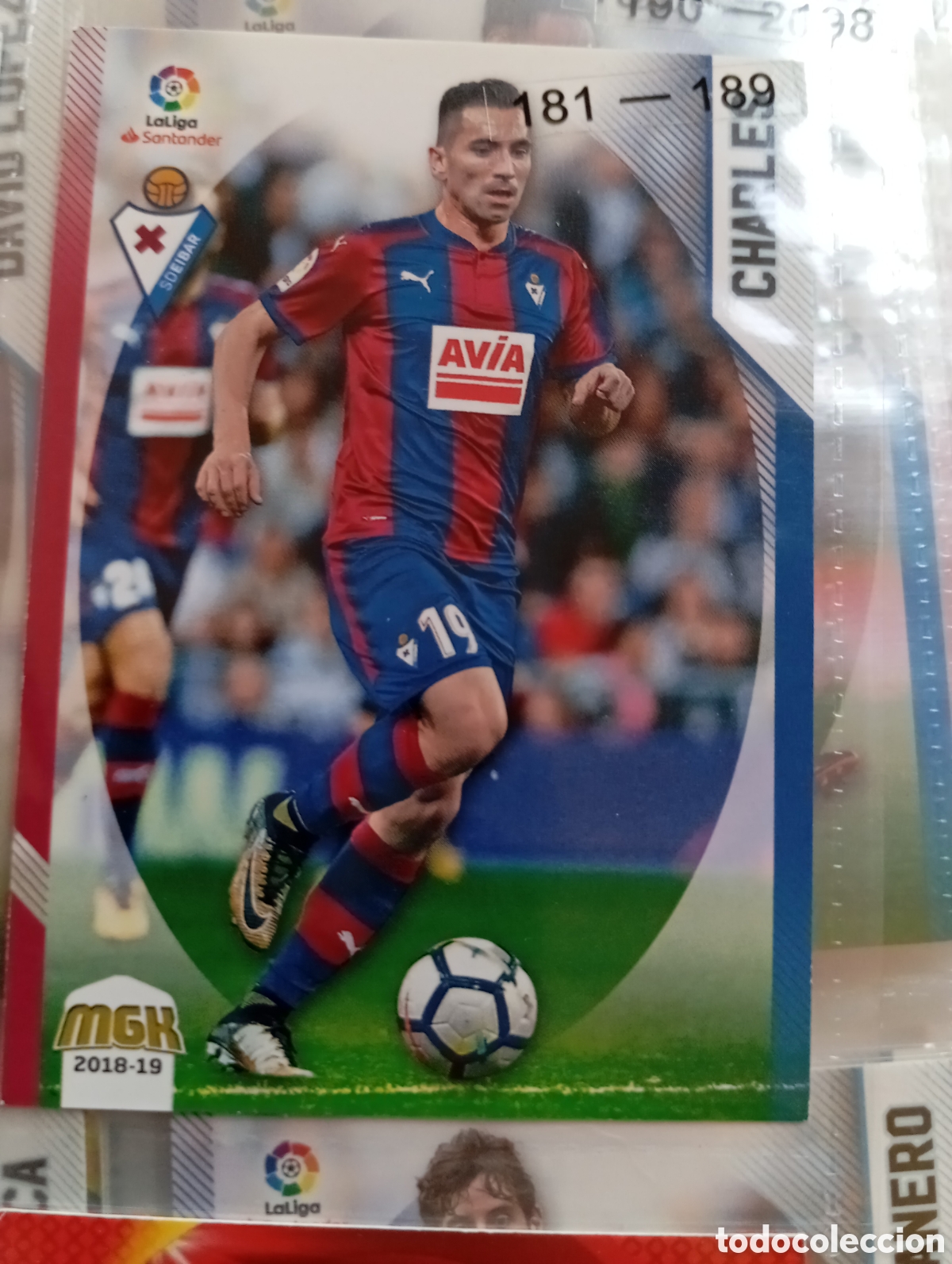 Cromos de Futebol: Charles Eibar Ficha Cromo de futbol Megacracks 2018-2019 MGK 18-19 Liga Espa&ntilde;ola 2018-2019 Panini