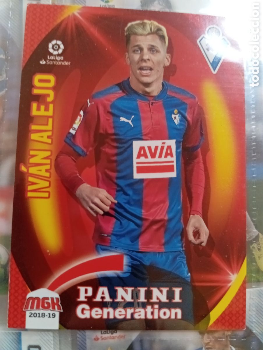 Cromos de Futebol: Panini Generation Ivan Alejo Eibar Ficha Cromo de futbol Megacracks 2018-2019 MGK Liga Espa&ntilde;ola