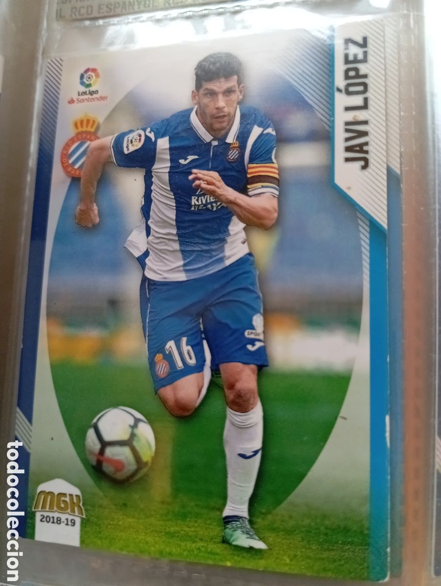 Cromos de Futebol: Javi Lopez Espanyol Ficha Cromo de futbol Megacracks 2018-2019 Liga Espa&ntilde;ola MGK 18-19 Panini