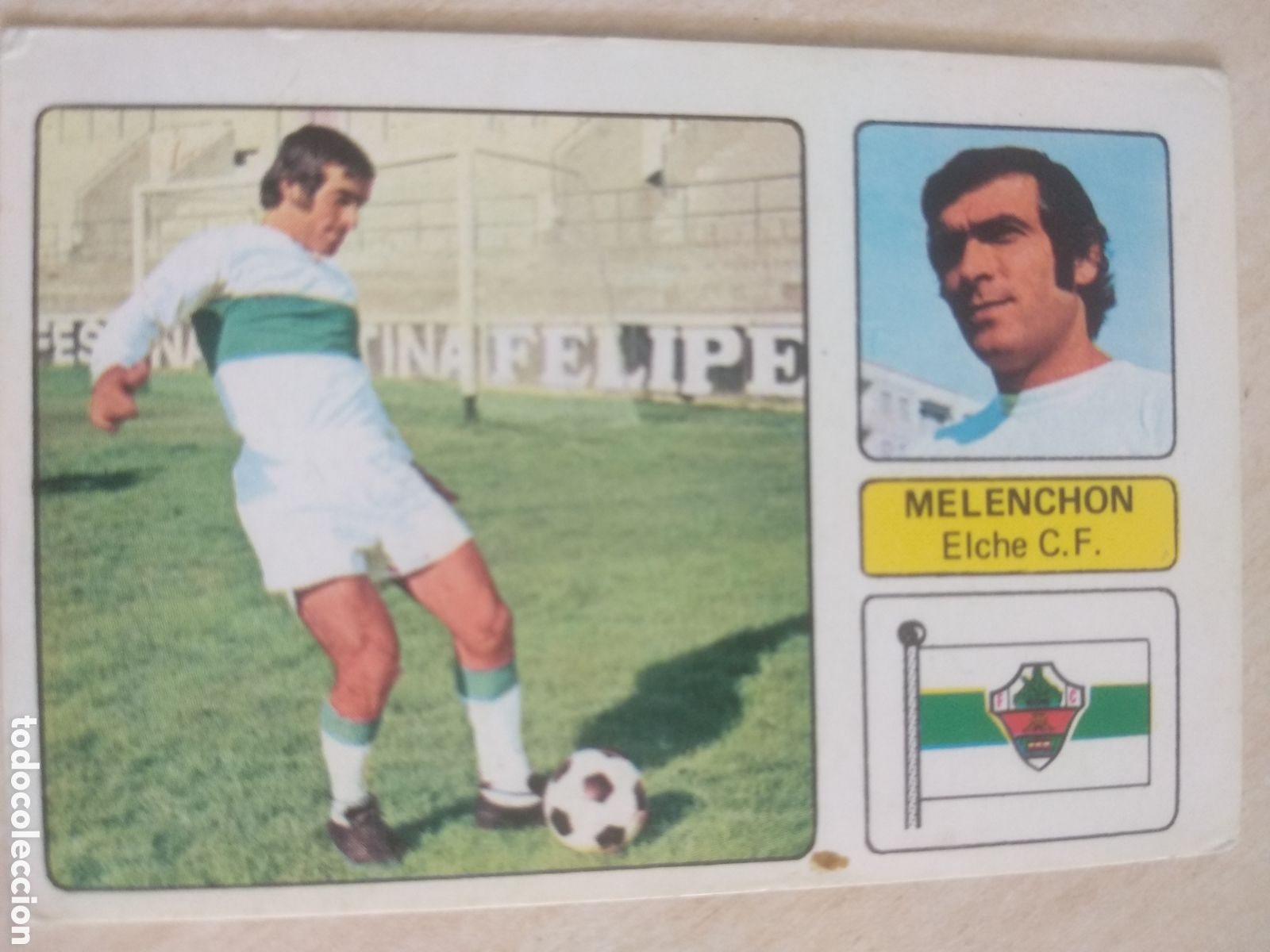 Cromos de f&uacute;tbol: CROMO FUTBOL MELENCHON ELCHE EDITORIAL FHER 1973 1974 73 74