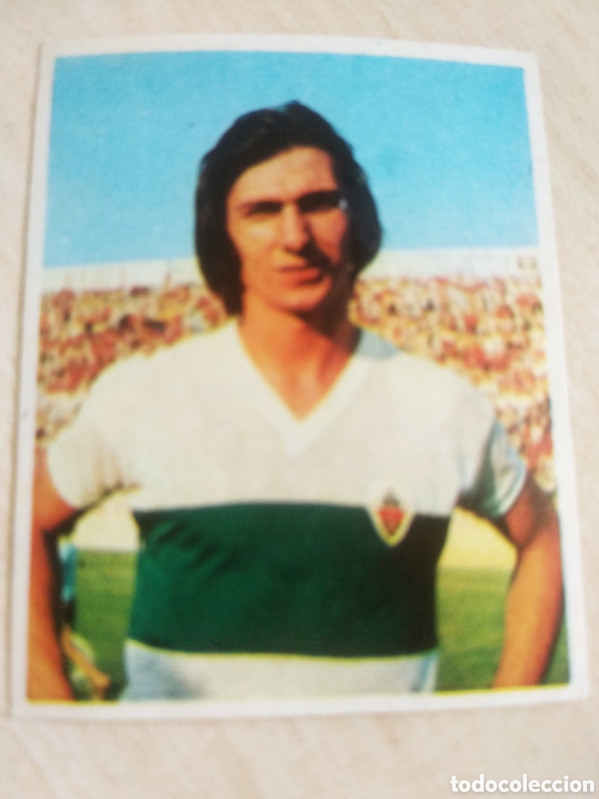 Fu&szlig;ball-Sticker: 220 HILLER ELCHE C.F. XIBECA SPORT / DAMM 1973 1974 CROMO FUTBOL 73 74