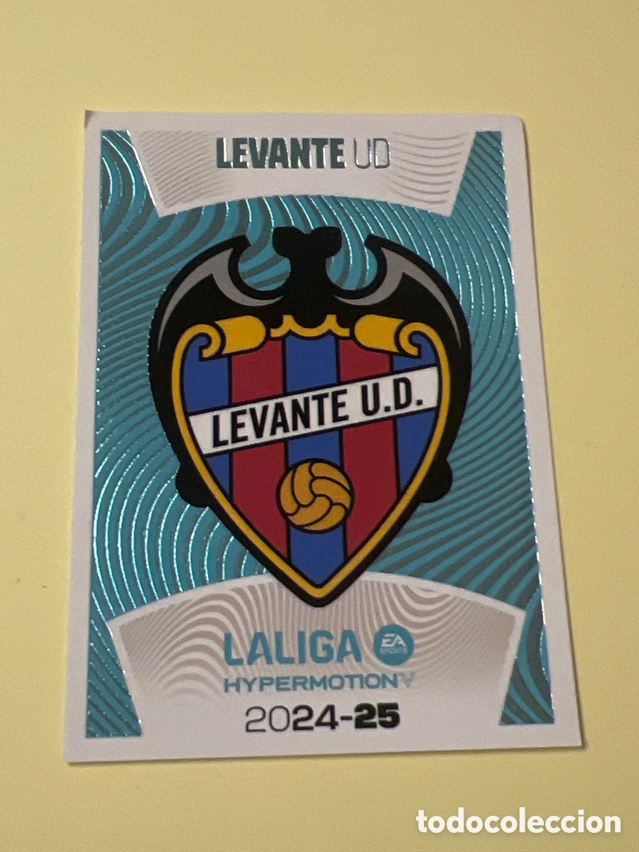 Figurine di Calcio: E1201. CROMO ESTE PANINI - LIGA 2024-25 (24 - 25) - 2&ordf; DIVISI&Oacute;N - N&ordm; 15 - ESCUDO - LEVANTE