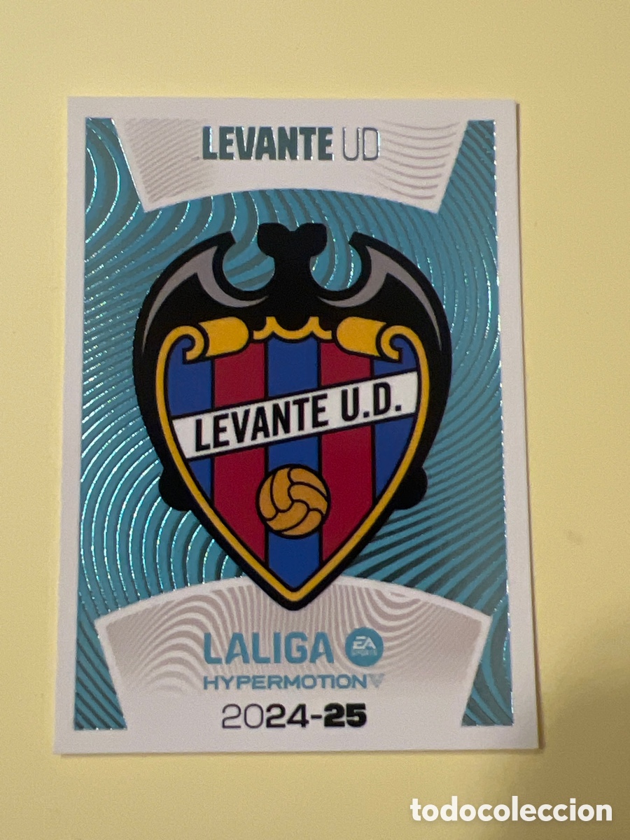 Figurine di Calcio: E1231. CROMO ESTE PANINI - LIGA 2024-25 (24 - 25) - 2&ordf; DIVISI&Oacute;N - N&ordm; 15 - ESCUDO - LEVANTE