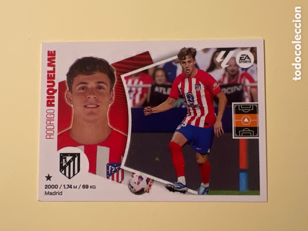 Cromos de F&uacute;tbol: E1716. N&ordm; 17 RIQUELME ATLETICO MADRID LIGA ESTE 24 25 2024 2025 SIN PEGAR NUNCA PEGADO