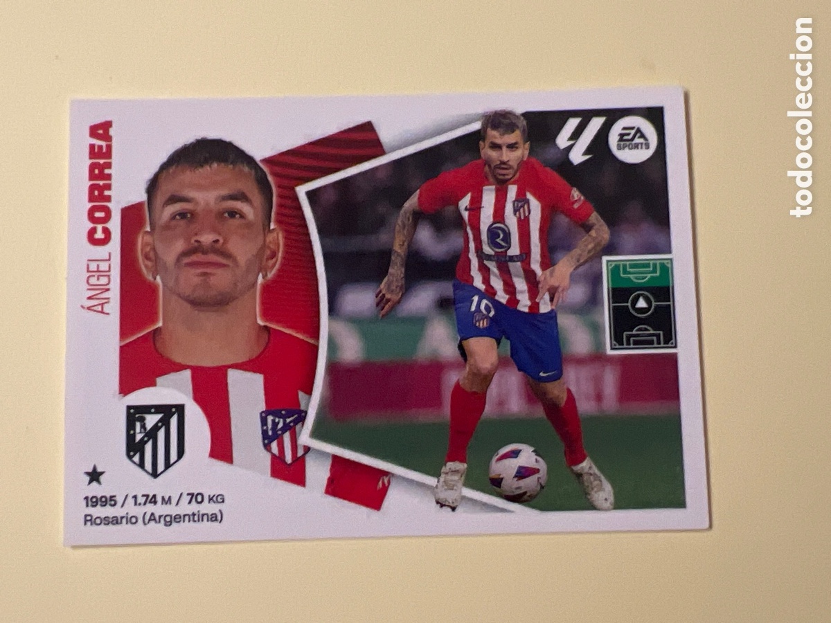 Fu&szlig;ball-Sticker: E1732. CORREA ATL&Eacute;TICO DE MADRID CROMO N&deg; 18 LIGA ESTE 2024-2025 24-25 PANINI