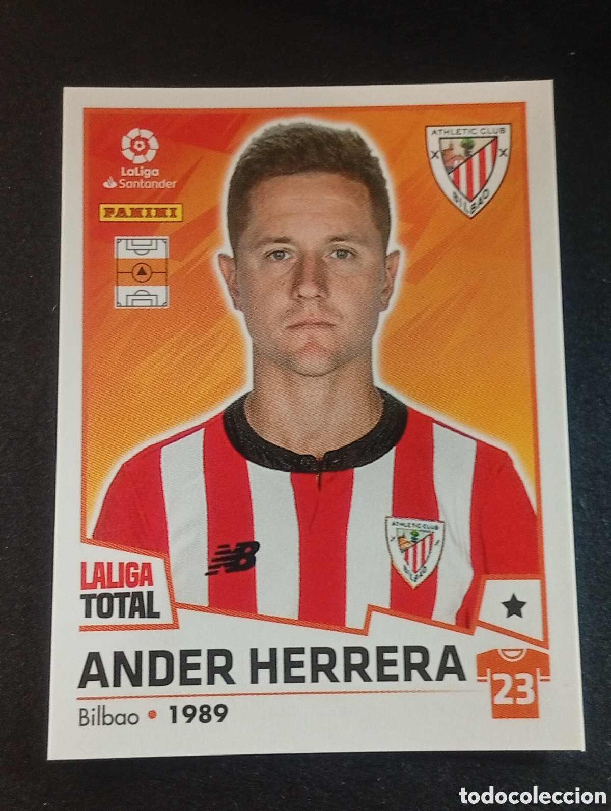 Figurine di Calcio: 40 ANDER HERRERA ATHLETIC DE BILBAO LALIGA TOTAL 2022 2023 22 23 LA LIGA PANINI CROMOS STICKERS
