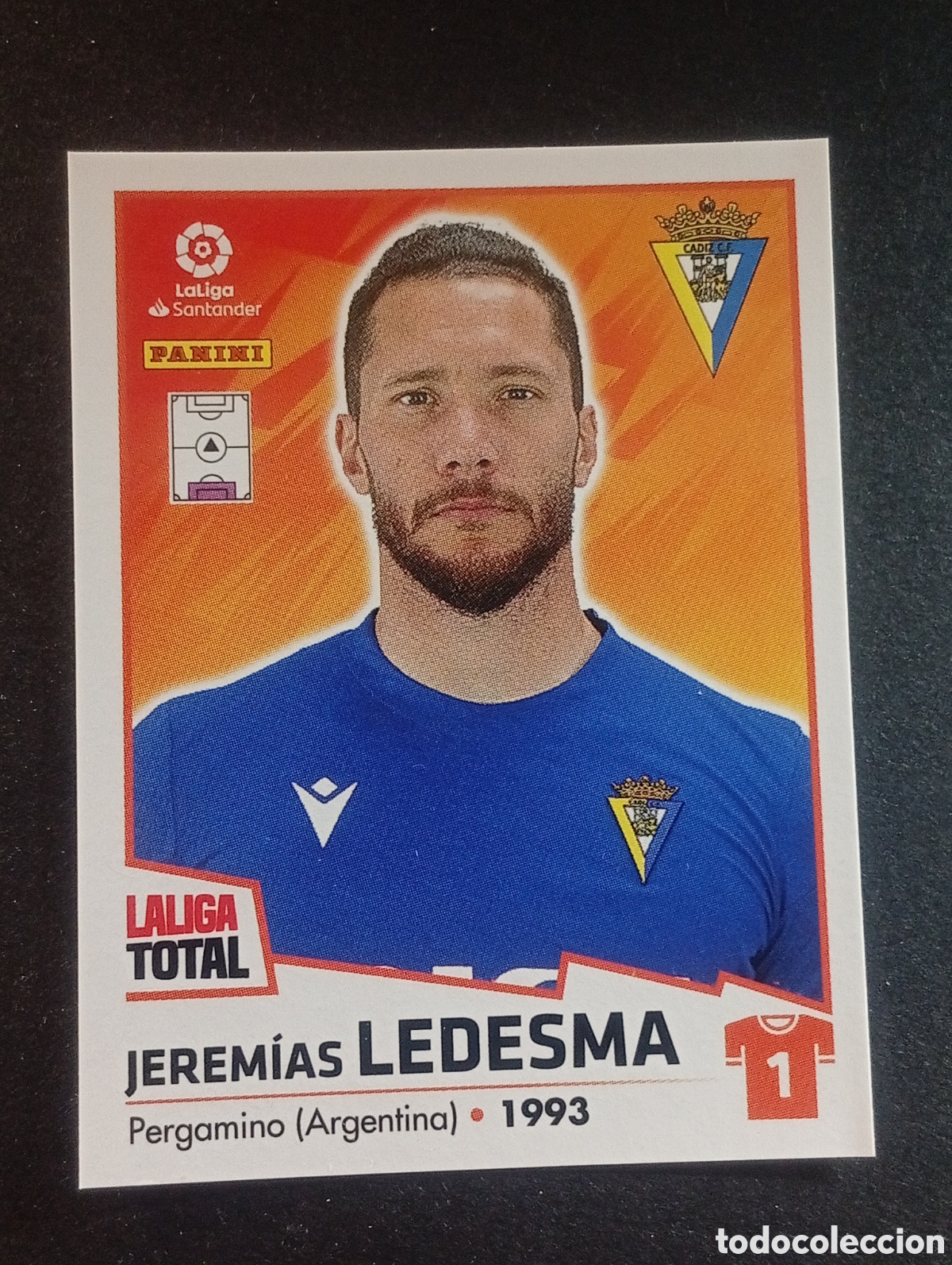 Fu&szlig;ball-Sticker: 113 LEDESMA CADIZ LALIGA TOTAL 2022 2023 22 23 LA LIGA PANINI CROMOS STICKERS