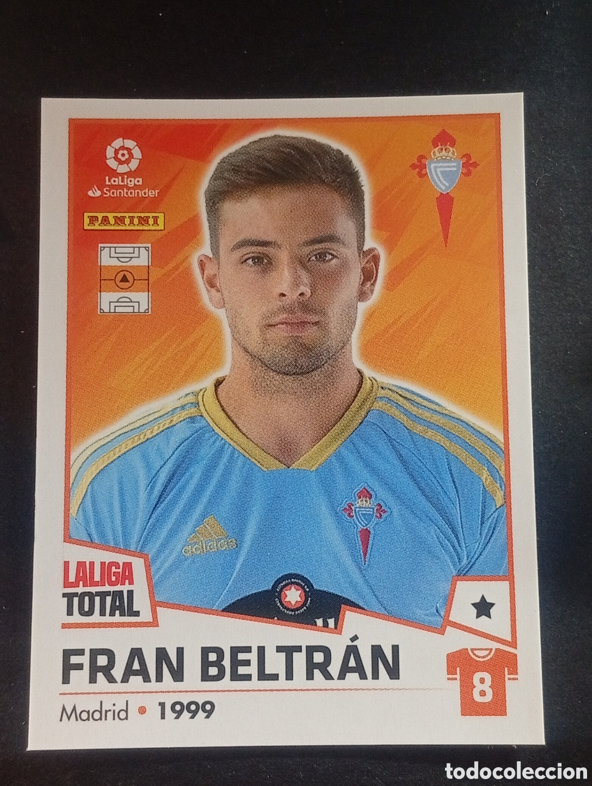 Fu&szlig;ball-Sticker: 144 FRAN BELTRAN CELTA DE VIGO LALIGA TOTAL 2022 2023 22 23 LA LIGA PANINI CROMOS STICKERS