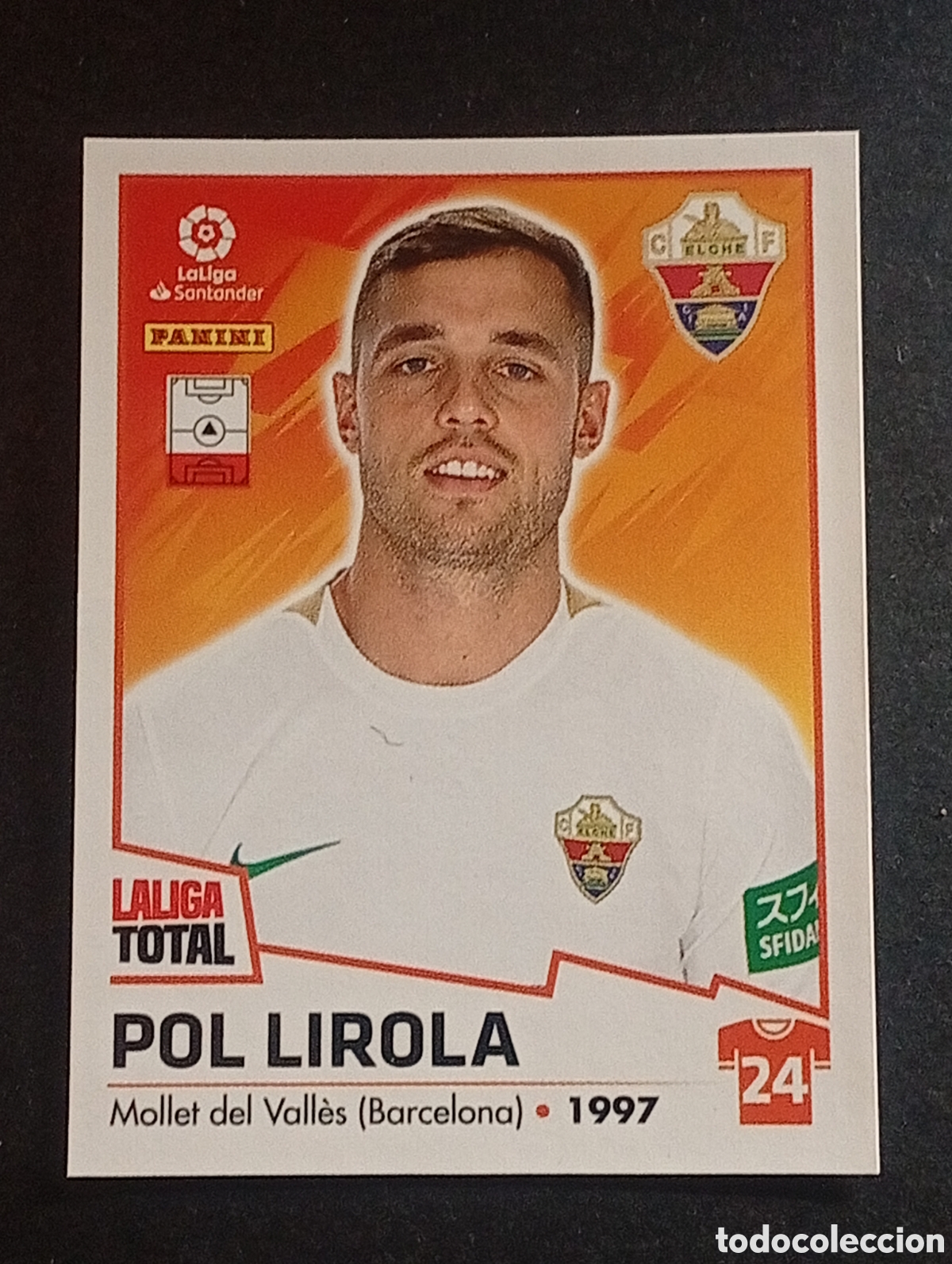 Figurine di Calcio: 164 POL LIROLA ELCHE LALIGA TOTAL 2022 2023 22 23 LA LIGA PANINI CROMOS STICKERS
