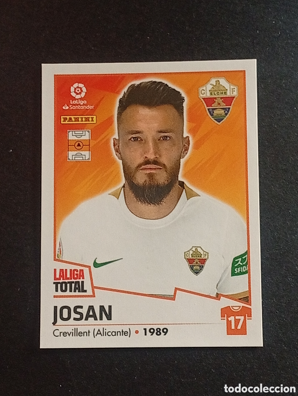 Fu&szlig;ball-Sticker: 172 JOSAN ELCHE LALIGA TOTAL 2022 2023 22 23 LA LIGA PANINI CROMOS STICKERS
