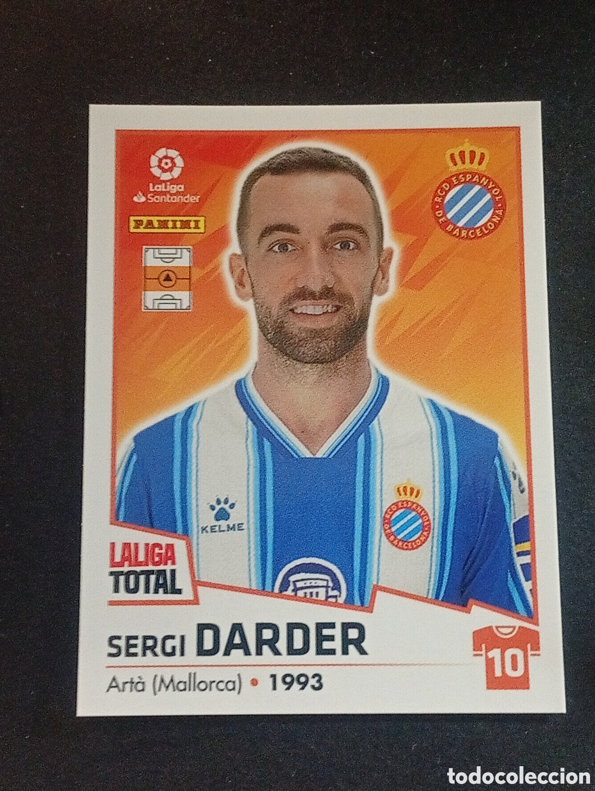 Fu&szlig;ball-Sticker: 190 DARDER ESPANYOL LALIGA TOTAL 2022 2023 22 23 LA LIGA PANINI CROMOS STICKERS