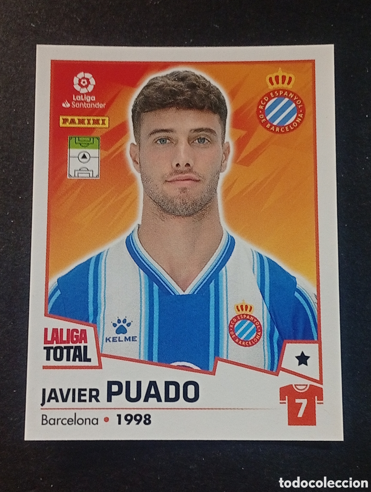 Fu&szlig;ball-Sticker: 196 PUADO ESPANYOL LALIGA TOTAL 2022 2023 22 23 LA LIGA PANINI CROMOS STICKERS