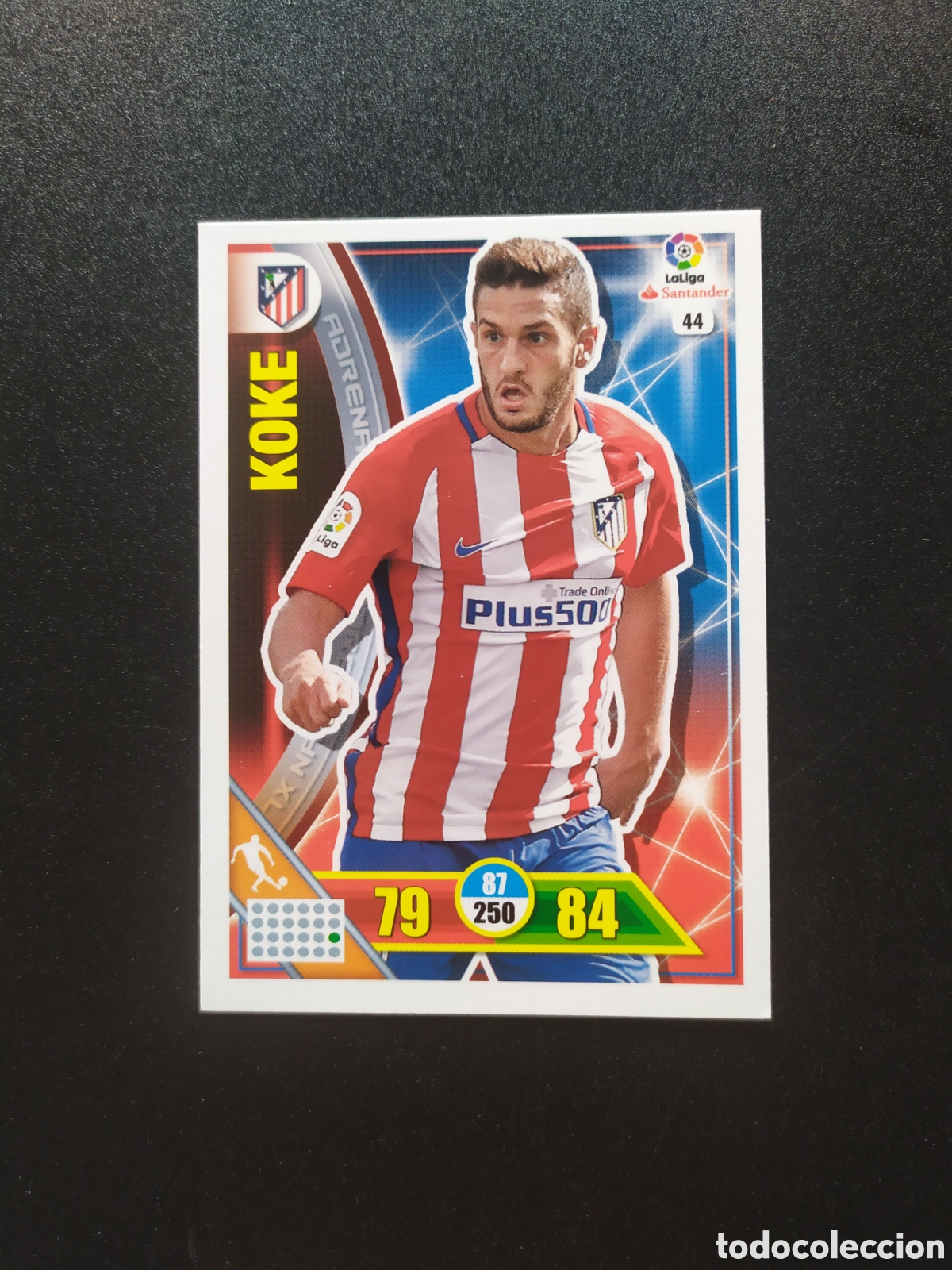 Cromos de f&uacute;tbol: Adrenalyn 2016 2017 16 17 panini Koke n&deg; 44 Atl&eacute;tico Madrid