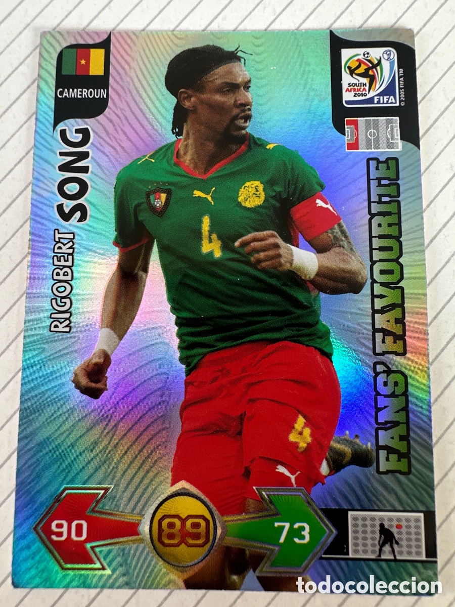 Cromos de F&uacute;tbol: SONG CAMERUN FANS FAVOURITE ADRENALYN FIFA WORL CUP SOUTH AFRICA 2010