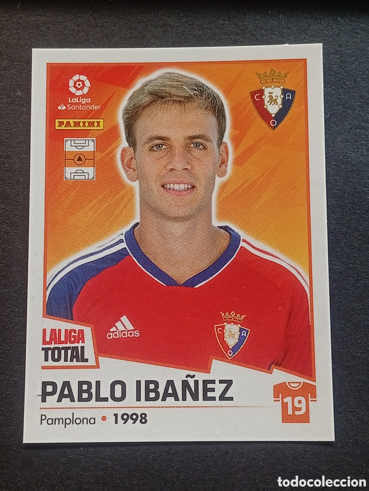Fu&szlig;ball-Sticker: 304 PABLO IBA&Ntilde;EZ OSASUNA LALIGA TOTAL 2022 2023 22 23 LA LIGA PANINI CROMOS STICKERS