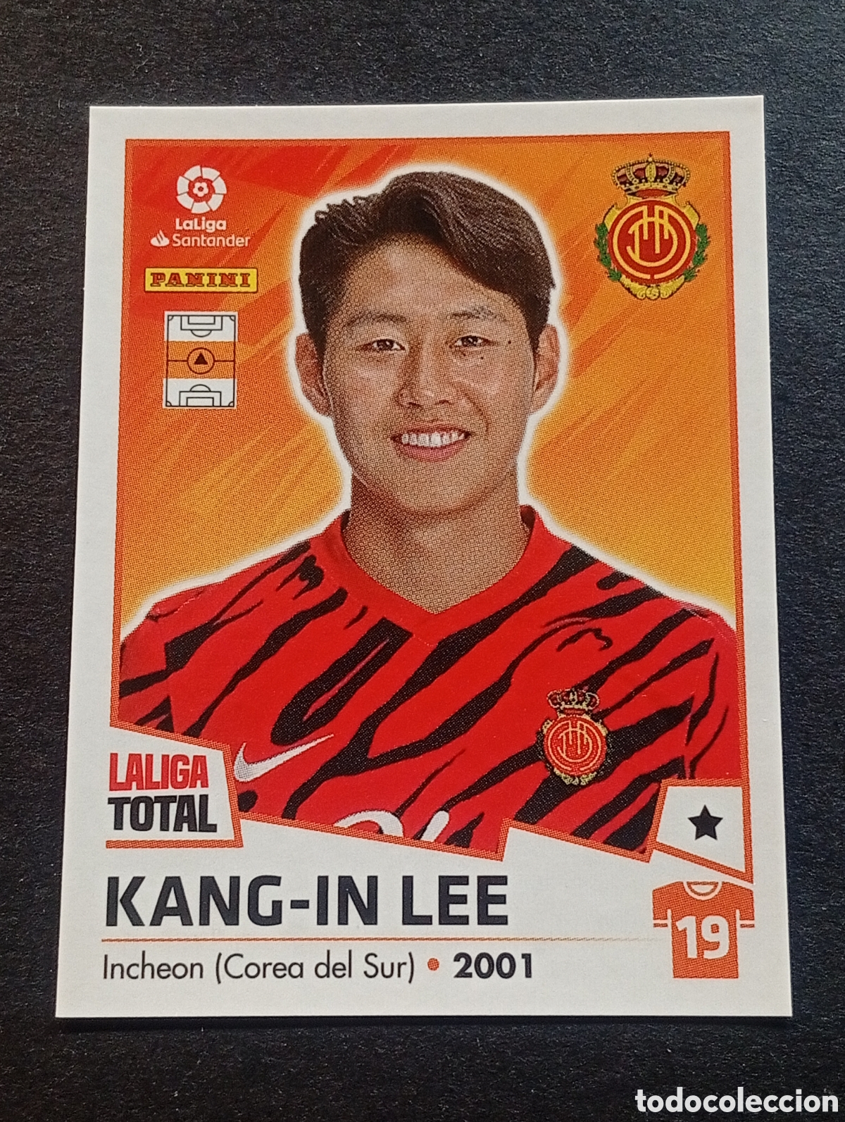 Fu&szlig;ball-Sticker: 280 KANG IN LEE MALLORCA LALIGA TOTAL 2022 2023 22 23 LA LIGA PANINI CROMOS STICKERS