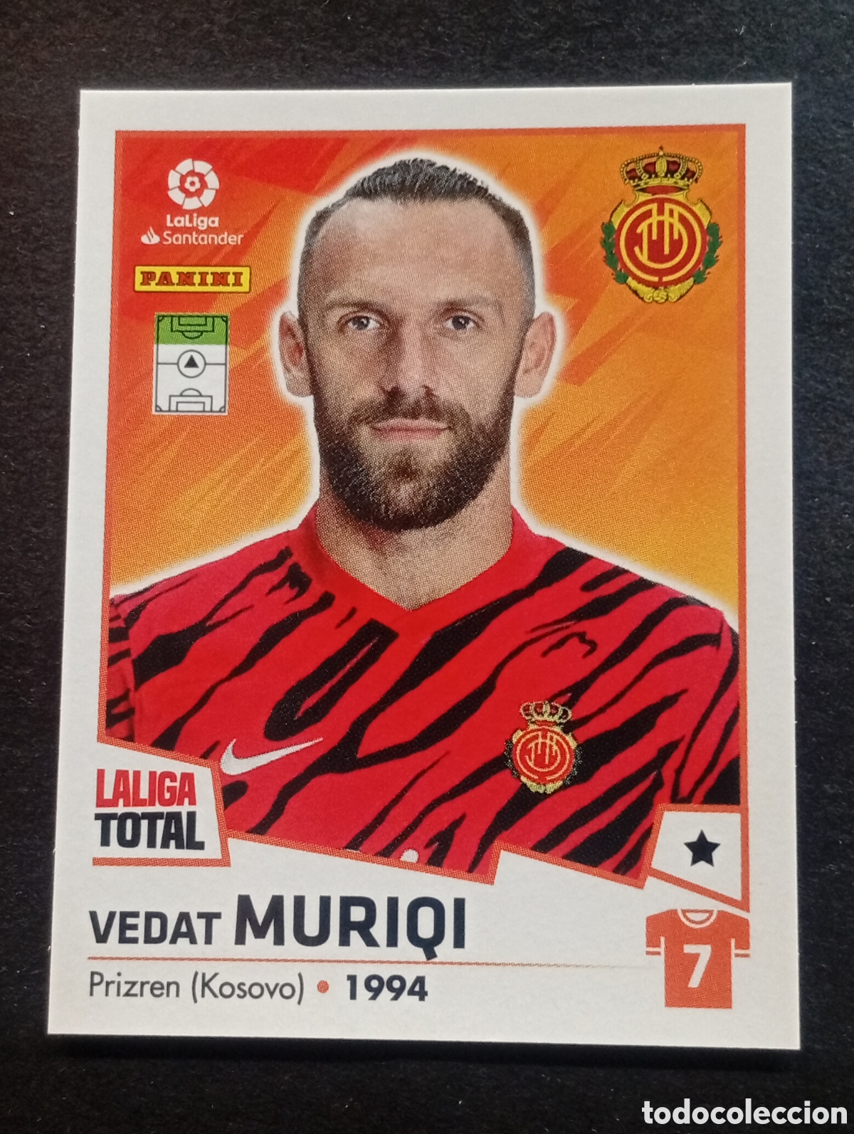 Fu&szlig;ball-Sticker: 285 MURIQI MALLORCA LALIGA TOTAL 2022 2023 22 23 LA LIGA PANINI CROMOS STICKERS