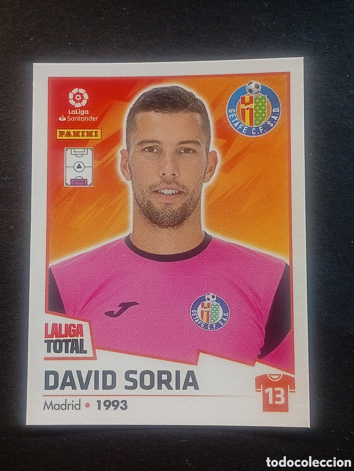 Fu&szlig;ball-Sticker: 201 DAVID SORIA GETAFE LALIGA TOTAL 2022 2023 22 23 LA LIGA PANINI CROMOS STICKERS