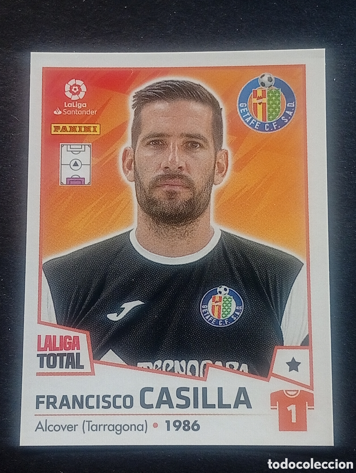 Fu&szlig;ball-Sticker: 202 CASILLA GETAFE LALIGA TOTAL 2022 2023 22 23 LA LIGA PANINI CROMOS STICKERS