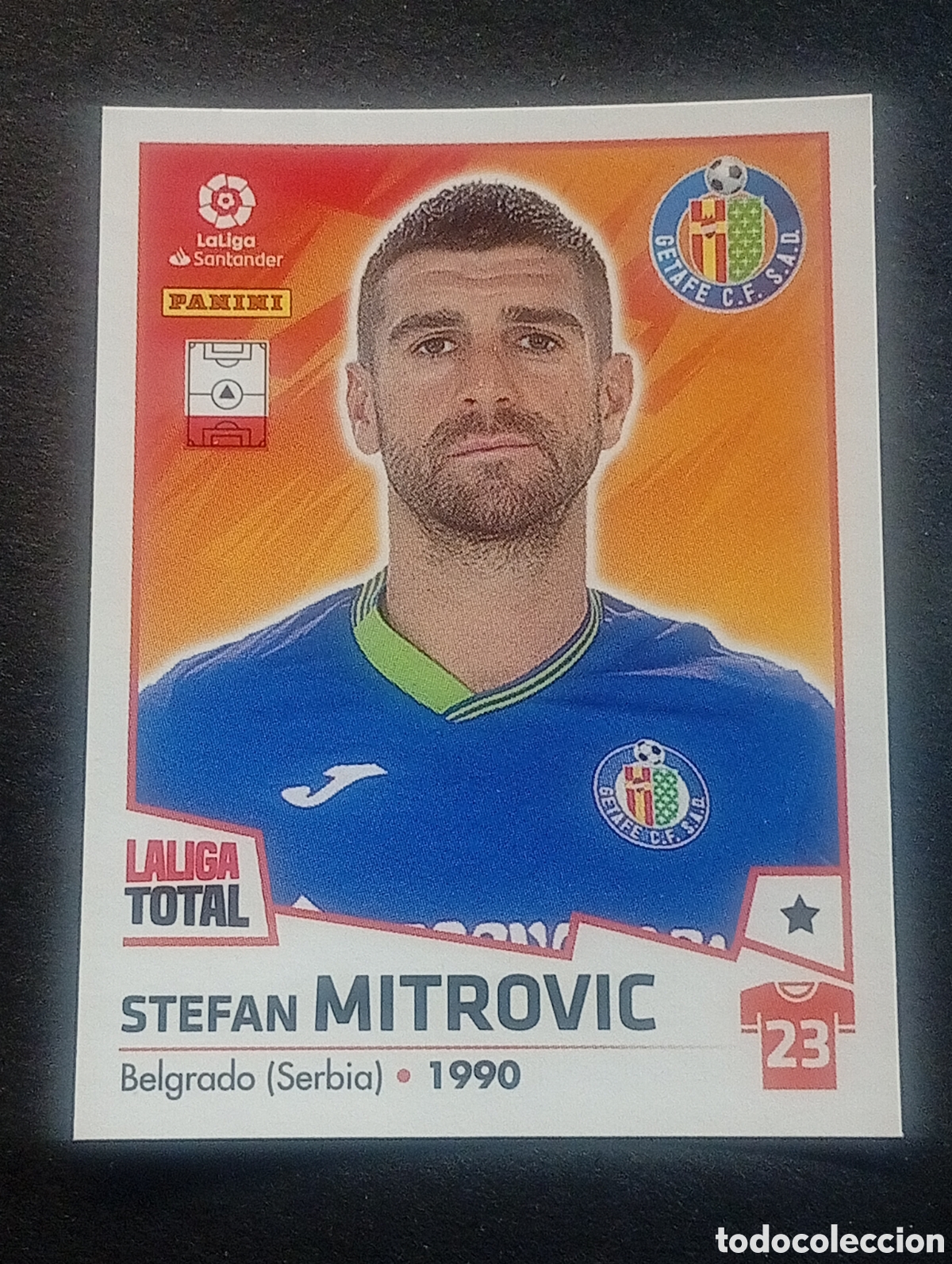 Fu&szlig;ball-Sticker: 207 MITROVIC GETAFE LALIGA TOTAL 2022 2023 22 23 LA LIGA PANINI CROMOS STICKERS