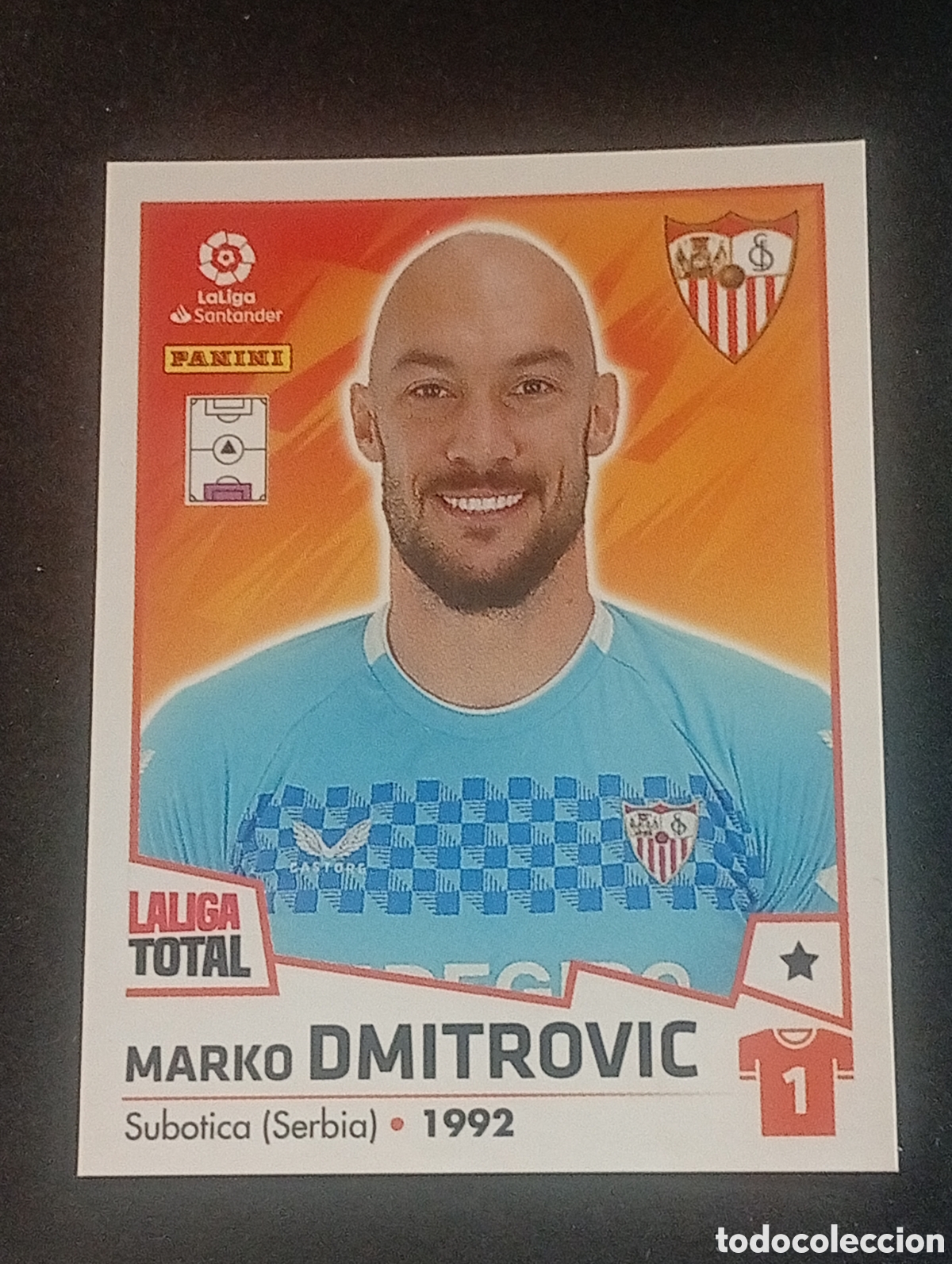 Fu&szlig;ball-Sticker: 356 DIMITROVIC SEVILLA LALIGA TOTAL 2022 2023 22 23 LA LIGA PANINI CROMOS STICKERS