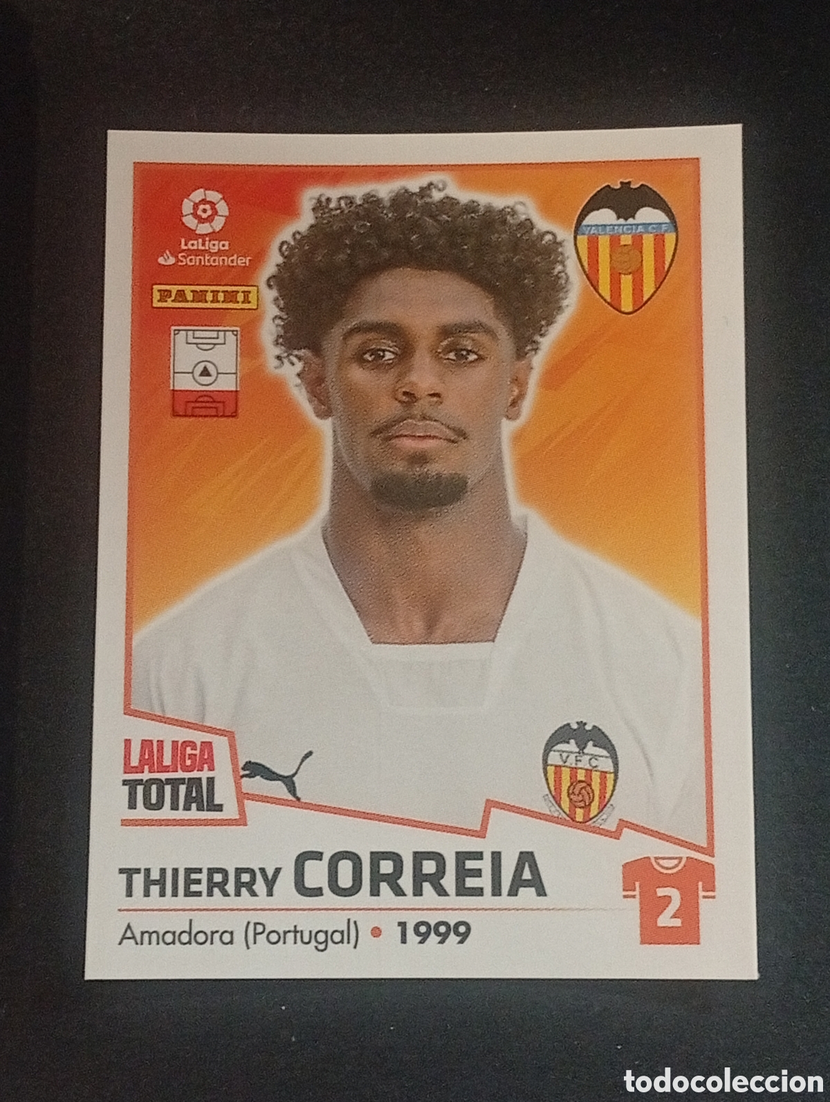 Figurine di Calcio: 379 CORREIA VALENCIA LALIGA TOTAL 2022 2023 22 23 LA LIGA PANINI CROMOS STICKERS