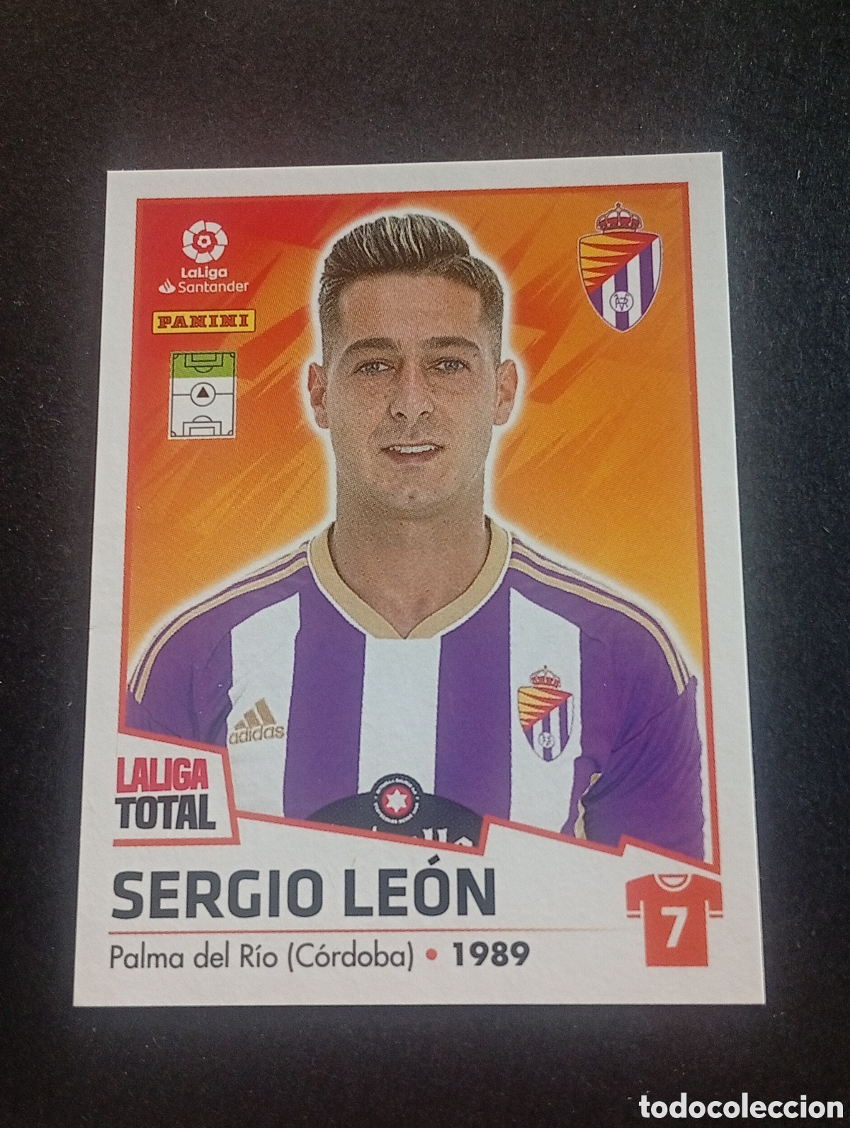 Cromos de Futebol: 418 SERGIO LEON VALLADOLID LALIGA TOTAL 2022 2023 22 23 LA LIGA PANINI CROMOS STICKERS