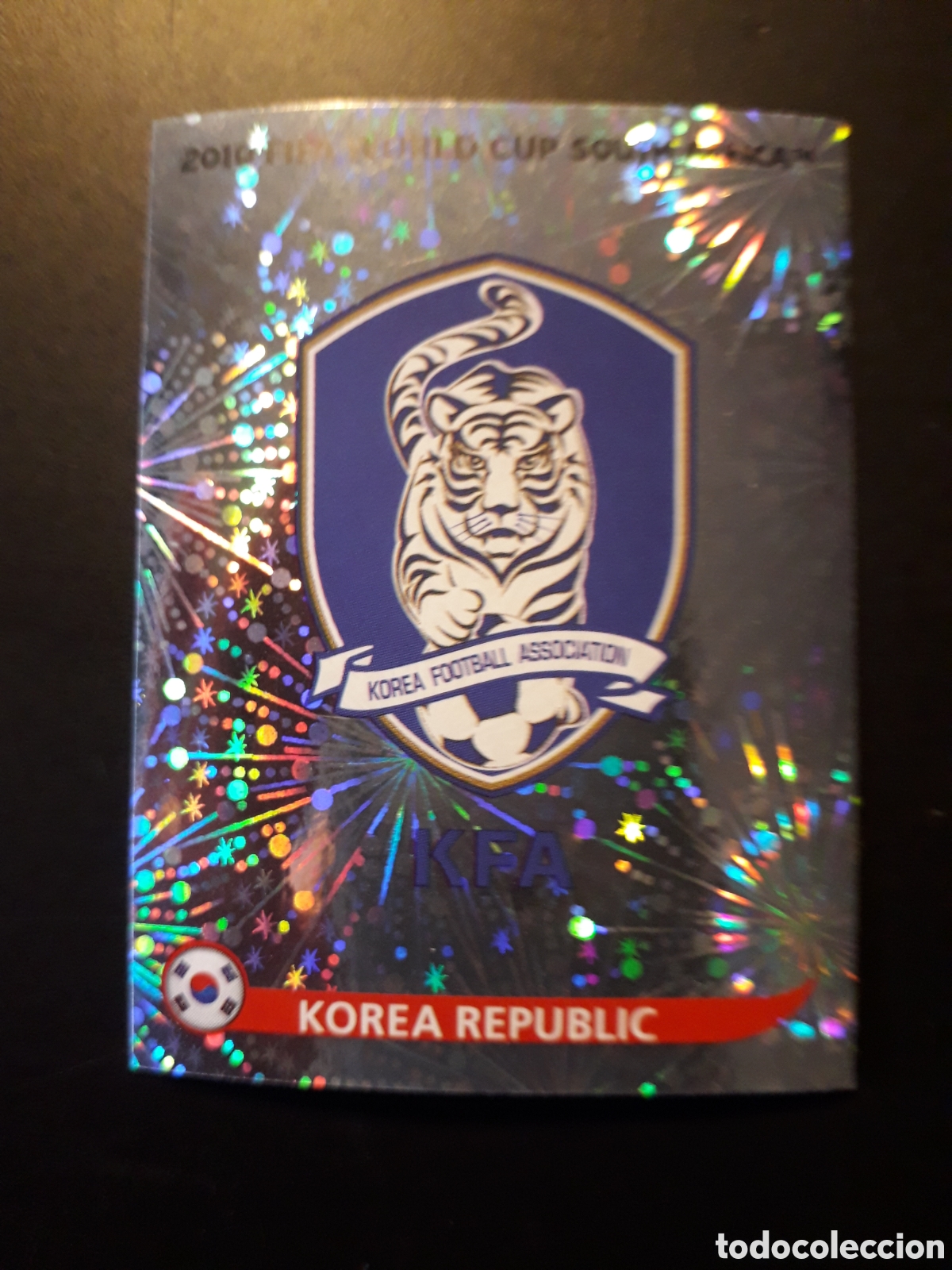 Cromos de f&uacute;tbol: ESCUDO COREA SUR N&deg; 145 MUNDIAL SUD&Aacute;FRICA 2010 PANINI, PEDIDO M&Iacute;NIMO 3&euro;
