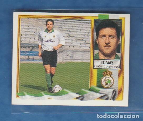 Cromos de f&uacute;tbol: EDICIONES ESTE 1995 1996 95 96 RACING DE SANTANDER TOMAS - Foto 1