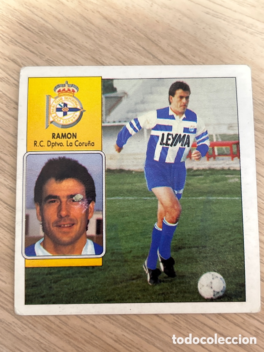 Cartes &agrave; collectionner de Football: RAMON DEPORTIVO VERSION LIGA ESTE 1992 1993 92 93 LEVE DESPEGADO